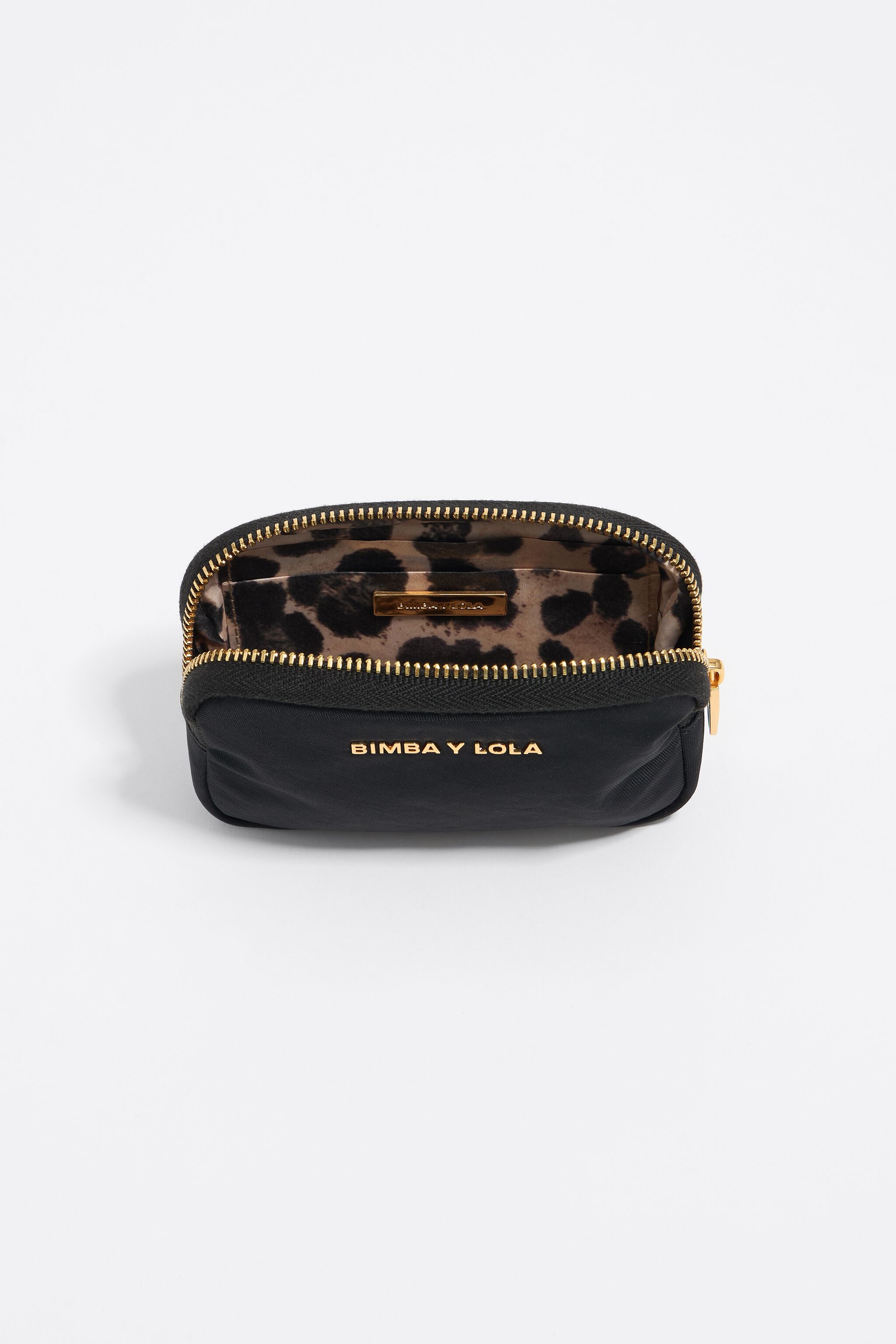 Black nylon coin purse