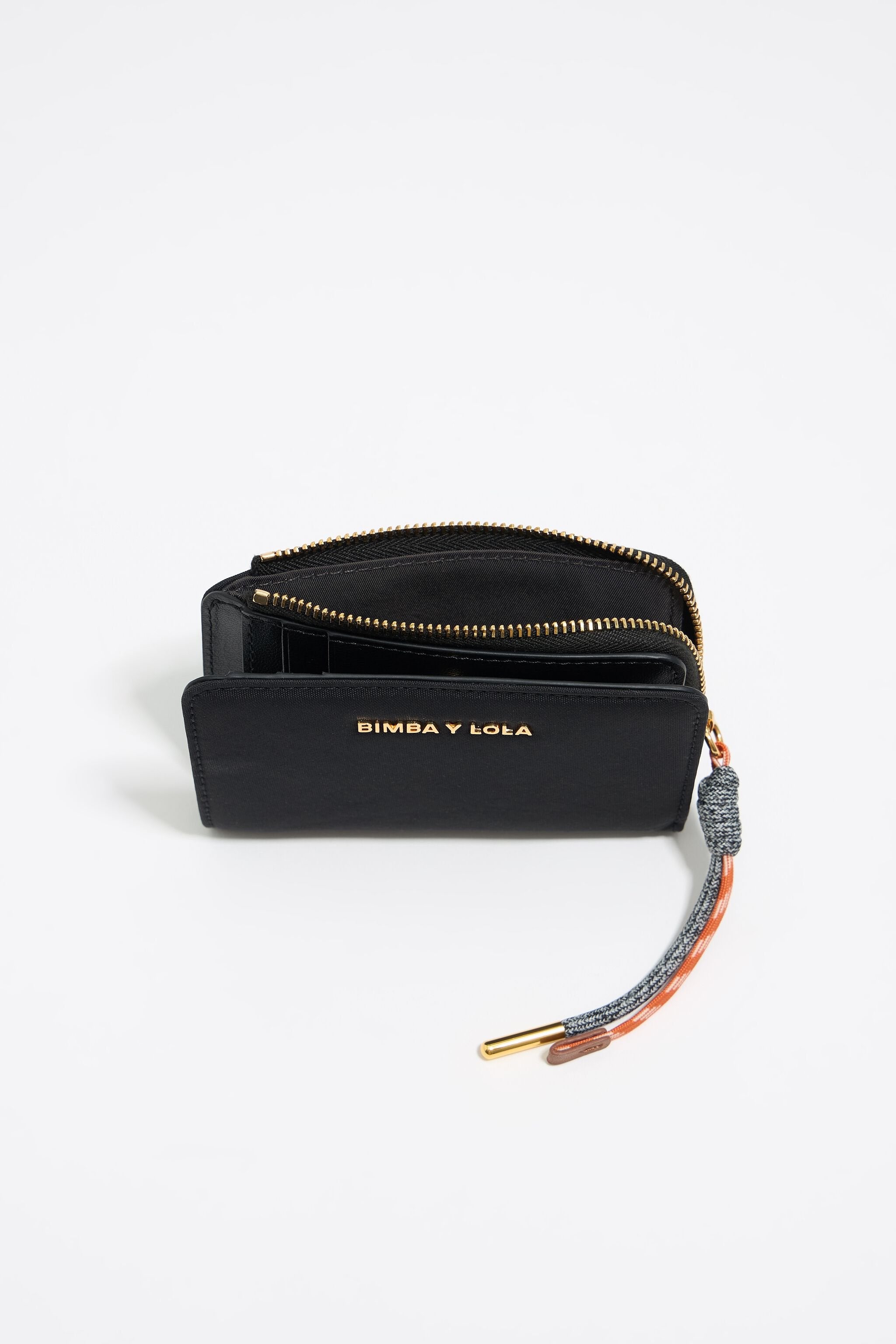 Black nylon purse