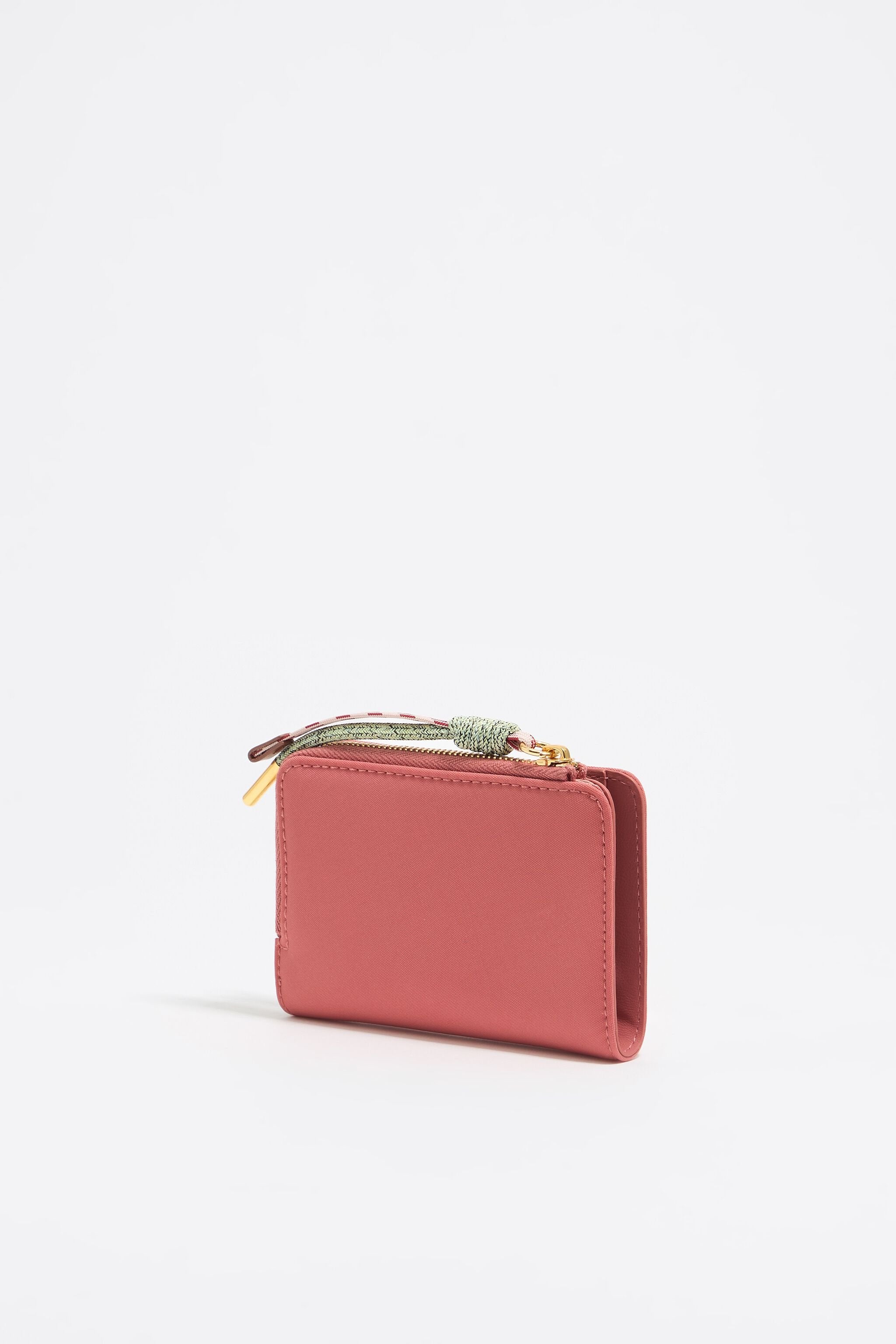Pink nylon purse