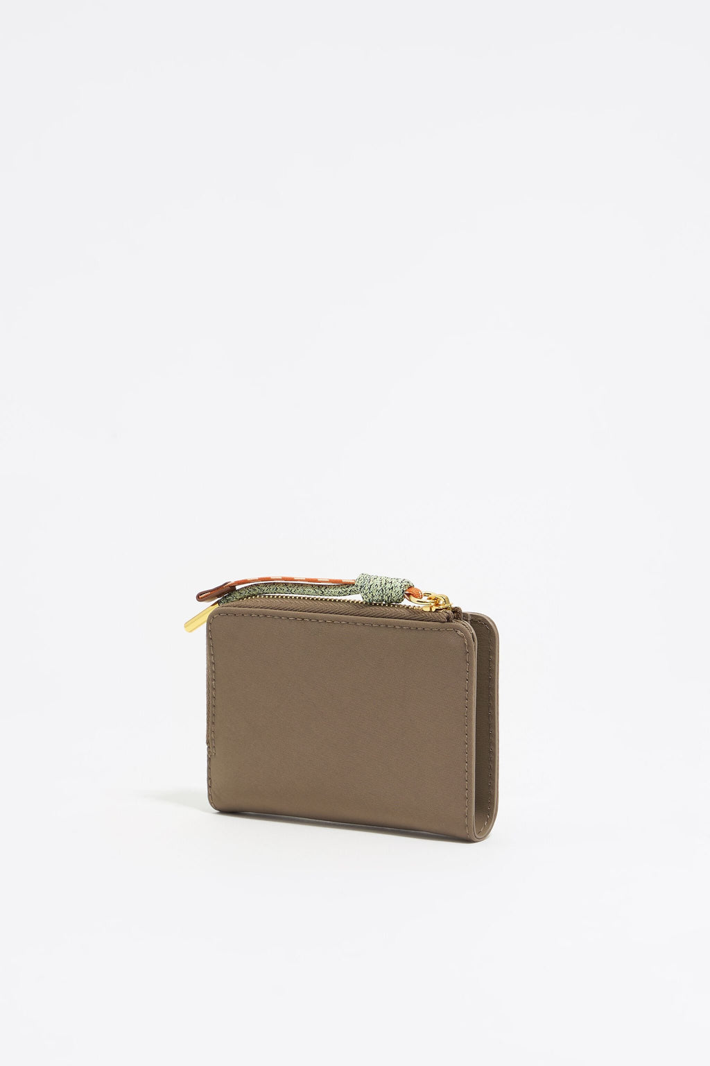 Khaki brown nylon purse