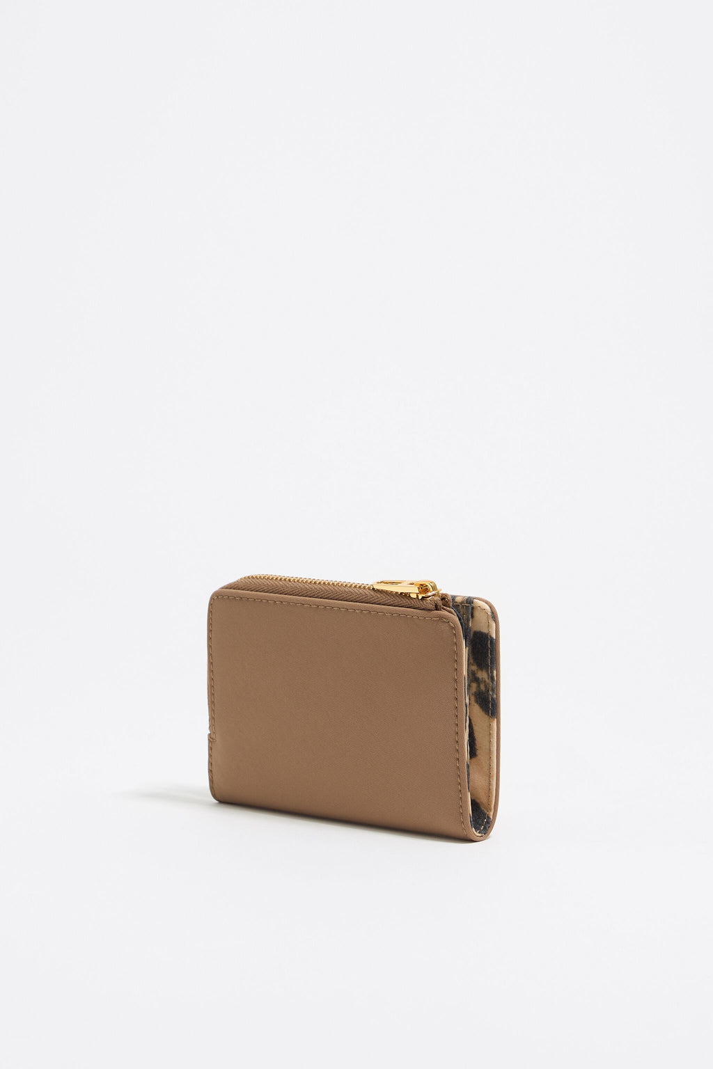 Bark brown nylon purse