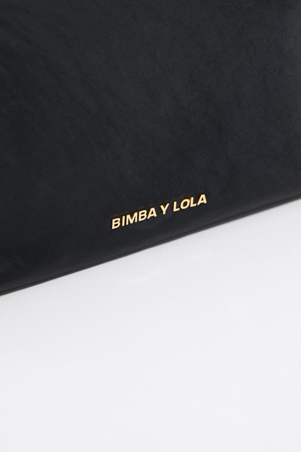 Large black nylon make-up case