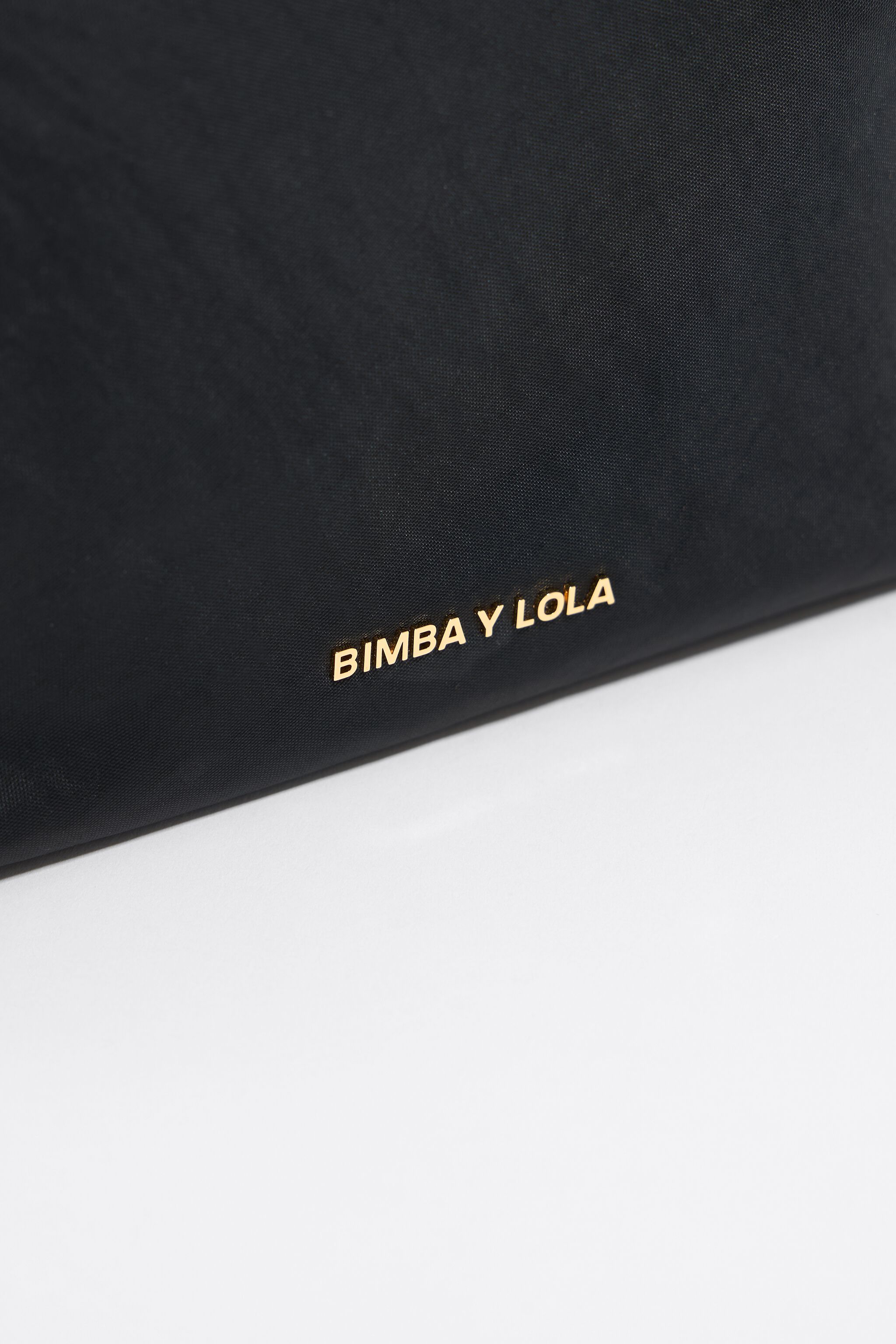 Large black nylon make-up case