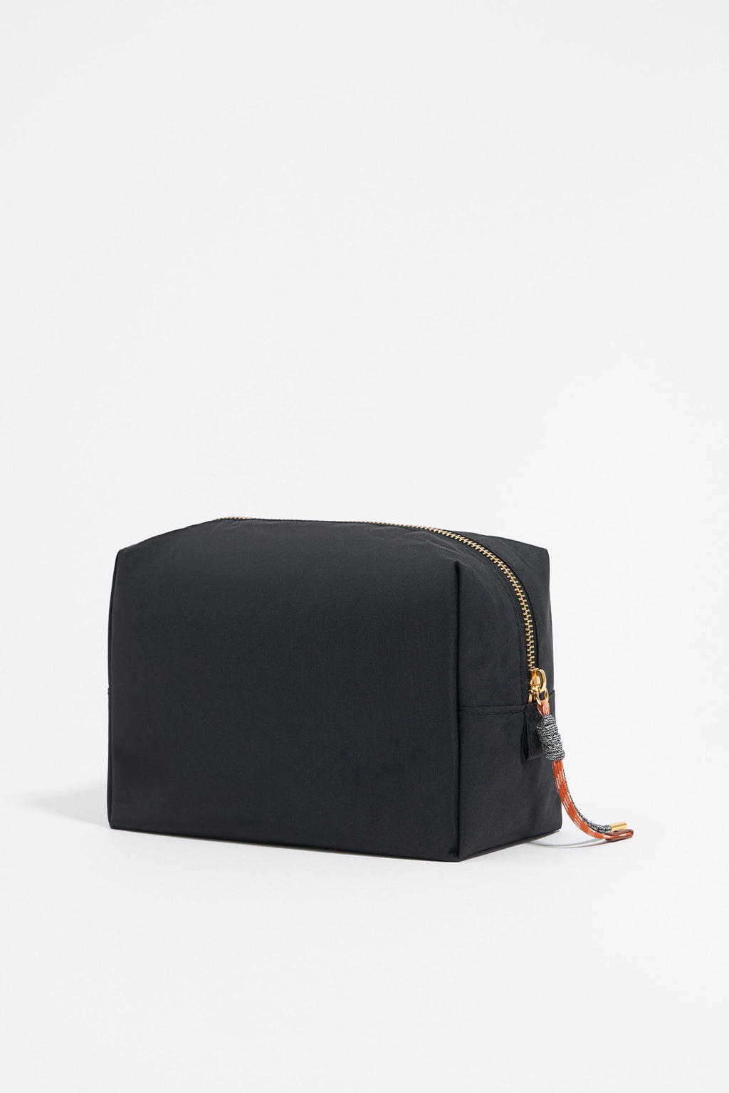 Large black nylon make-up case