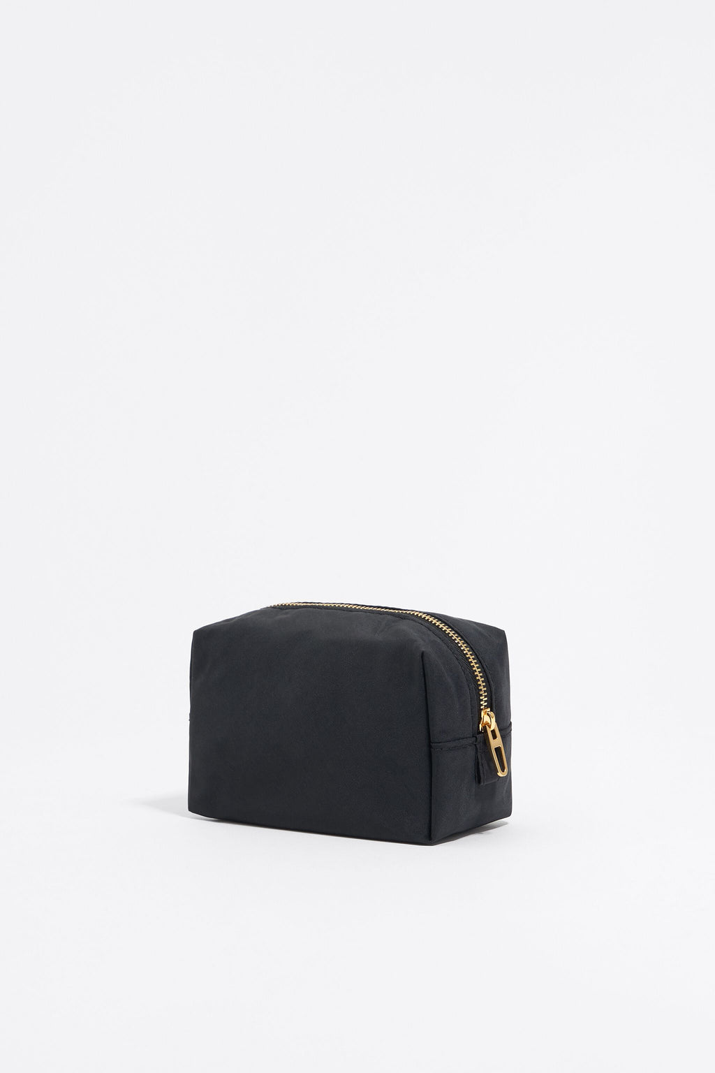 Small black nylon make-up case