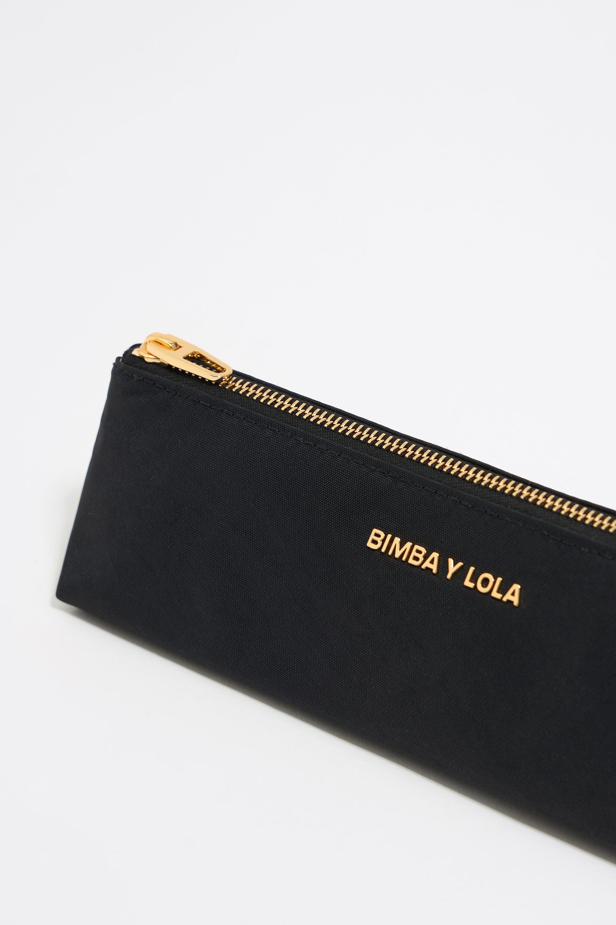 Black nylon make-up case