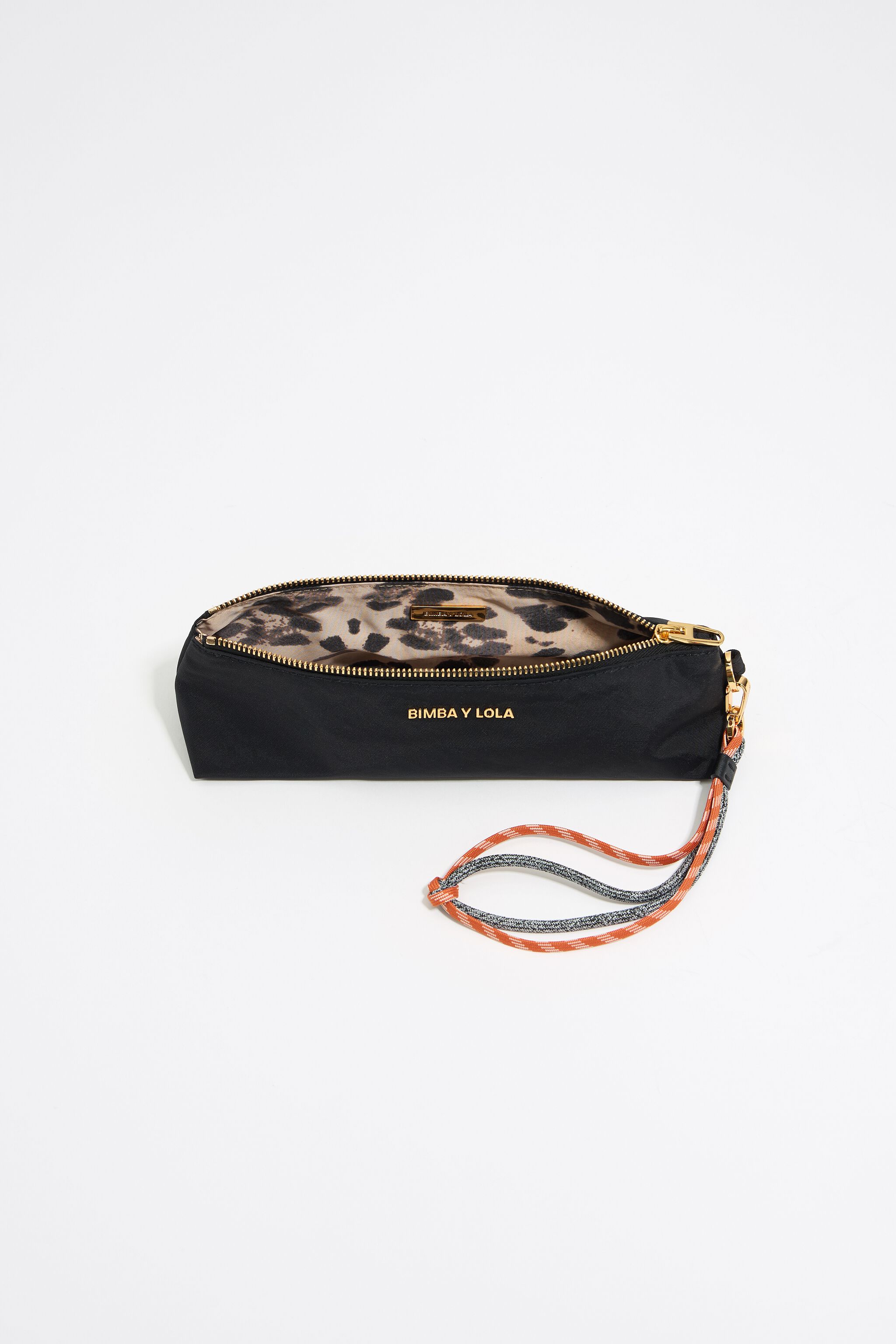 Black nylon make-up case