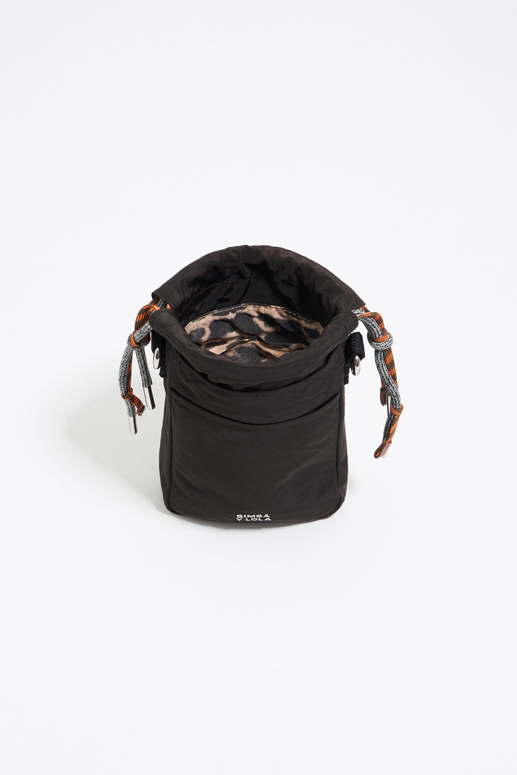 Black nylon mini bag