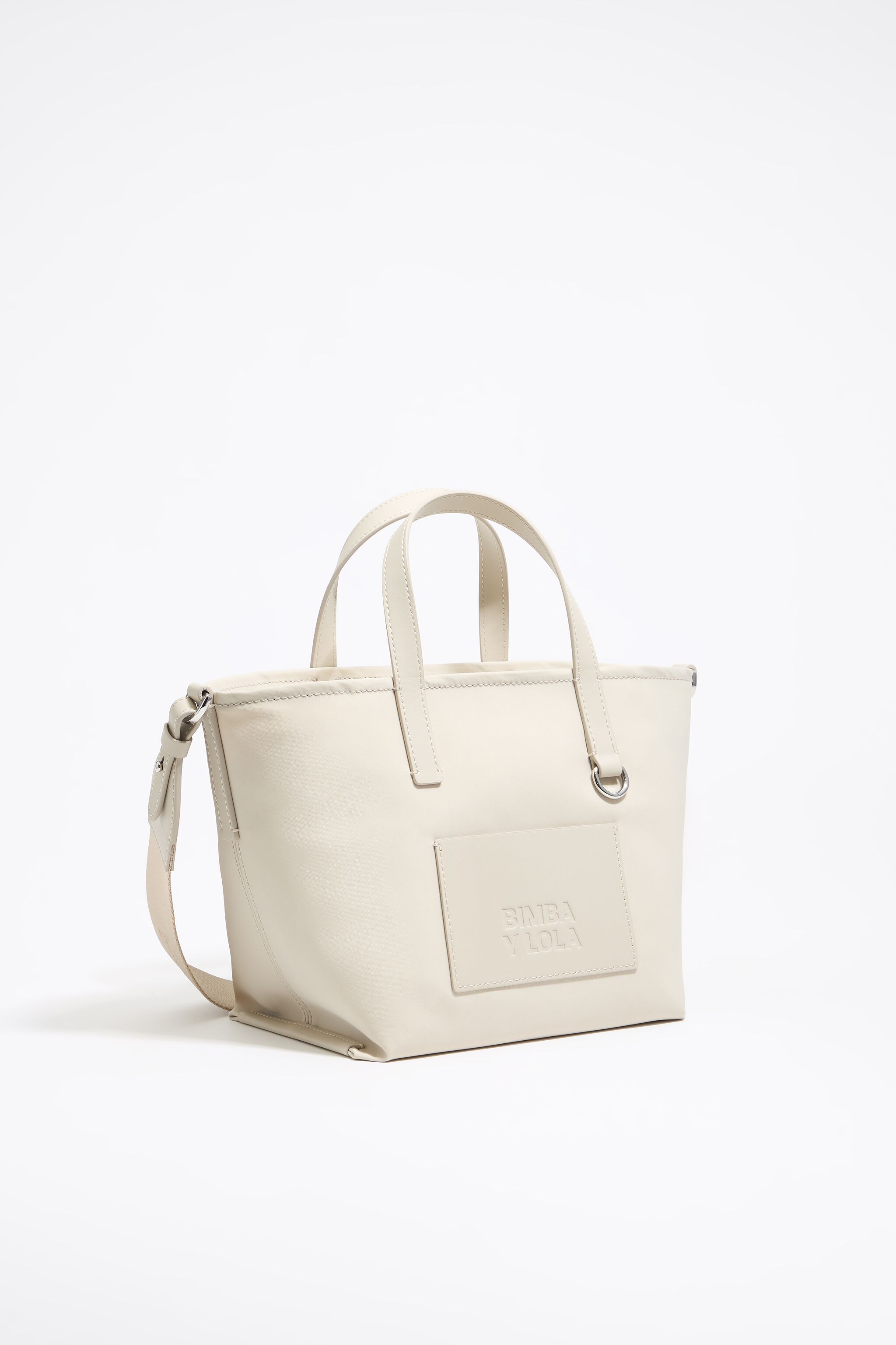 Small stone white crossbody bag