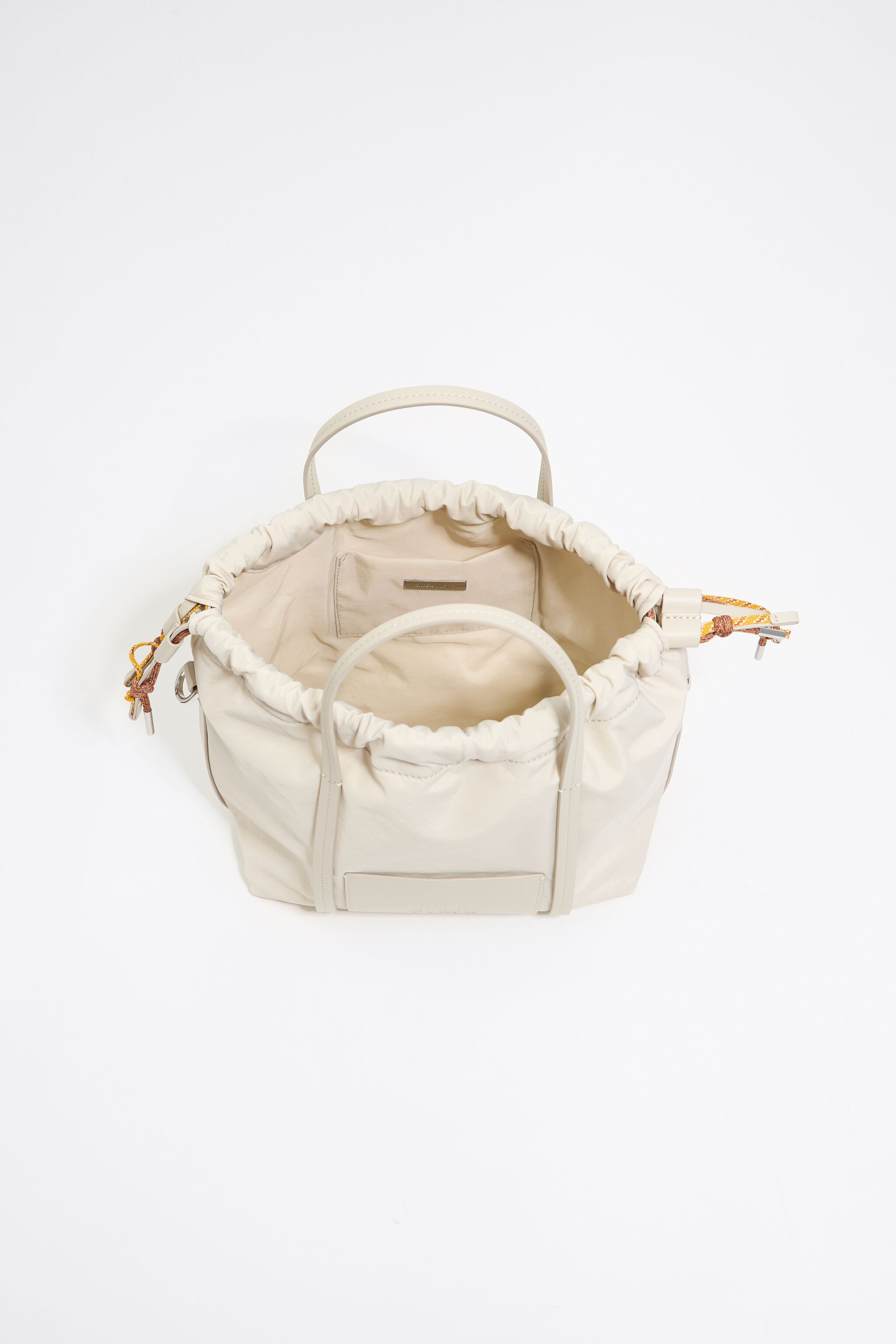 Small stone white crossbody bag