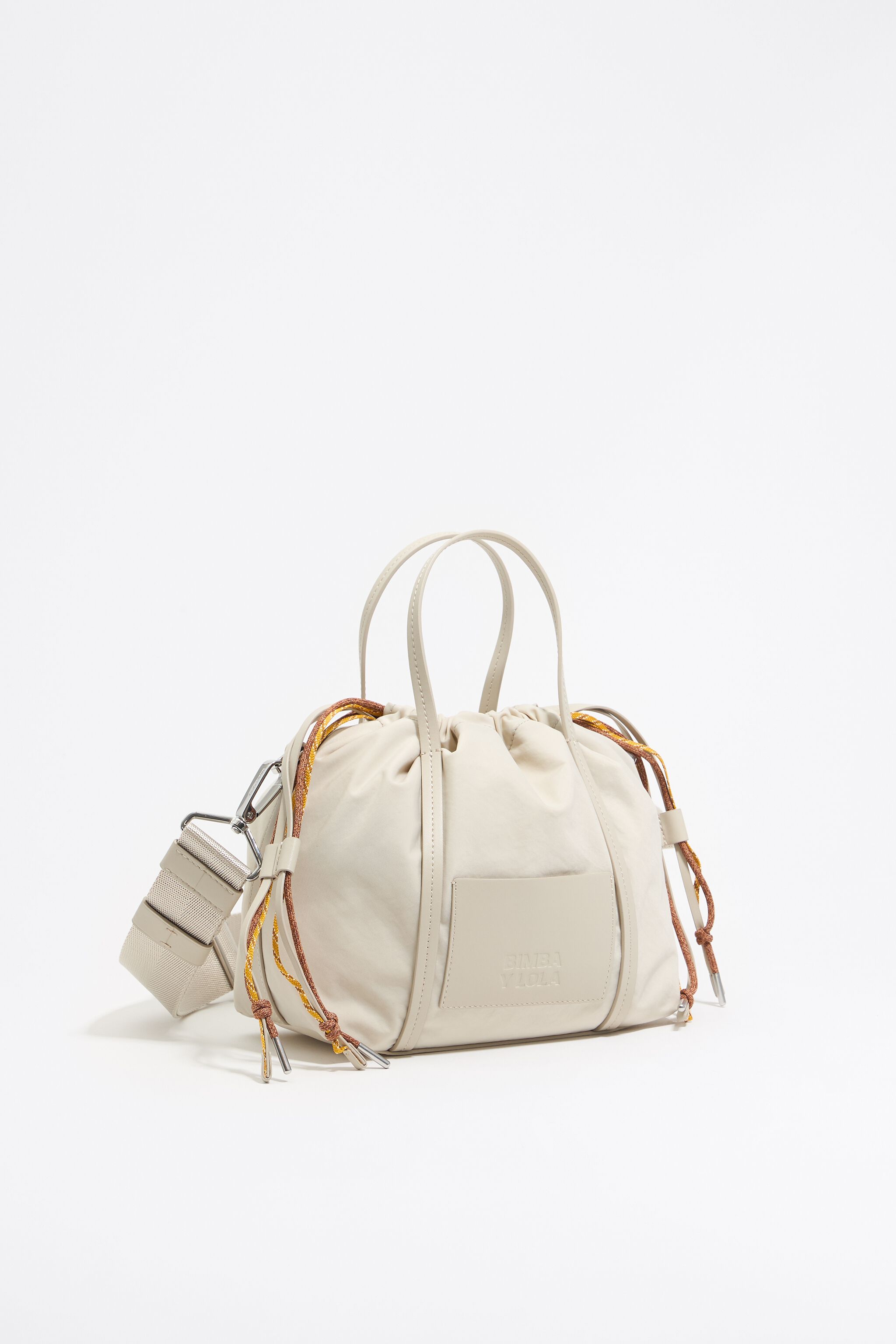 Small stone white crossbody bag