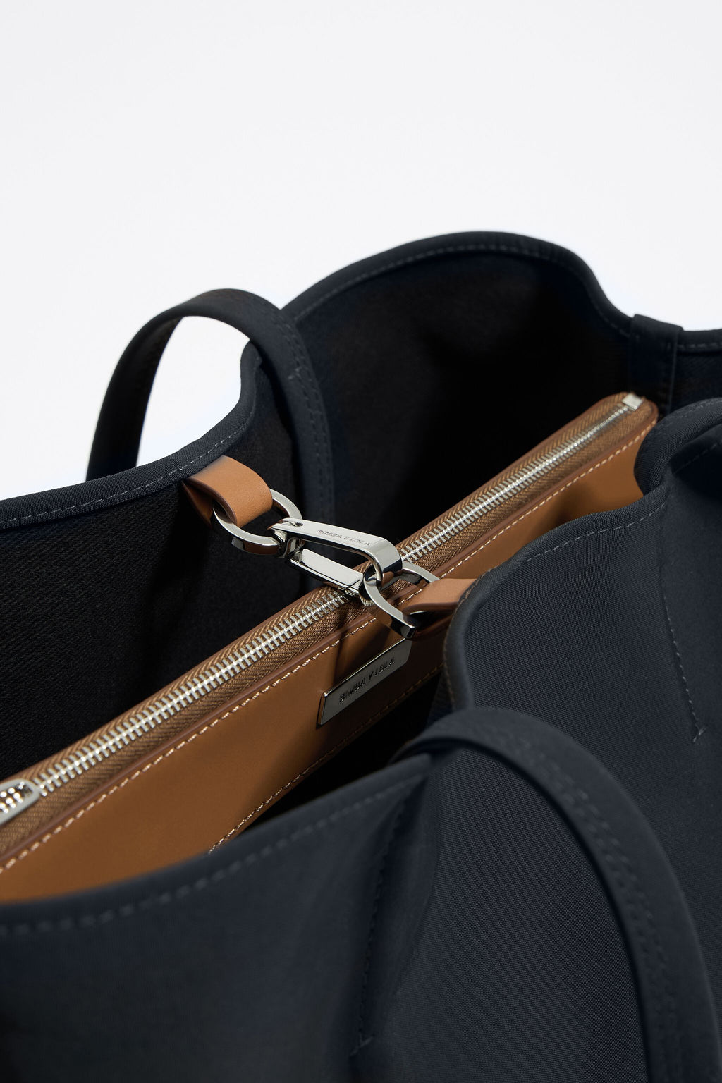 Large midnight nylon Chihuahua shopper bag