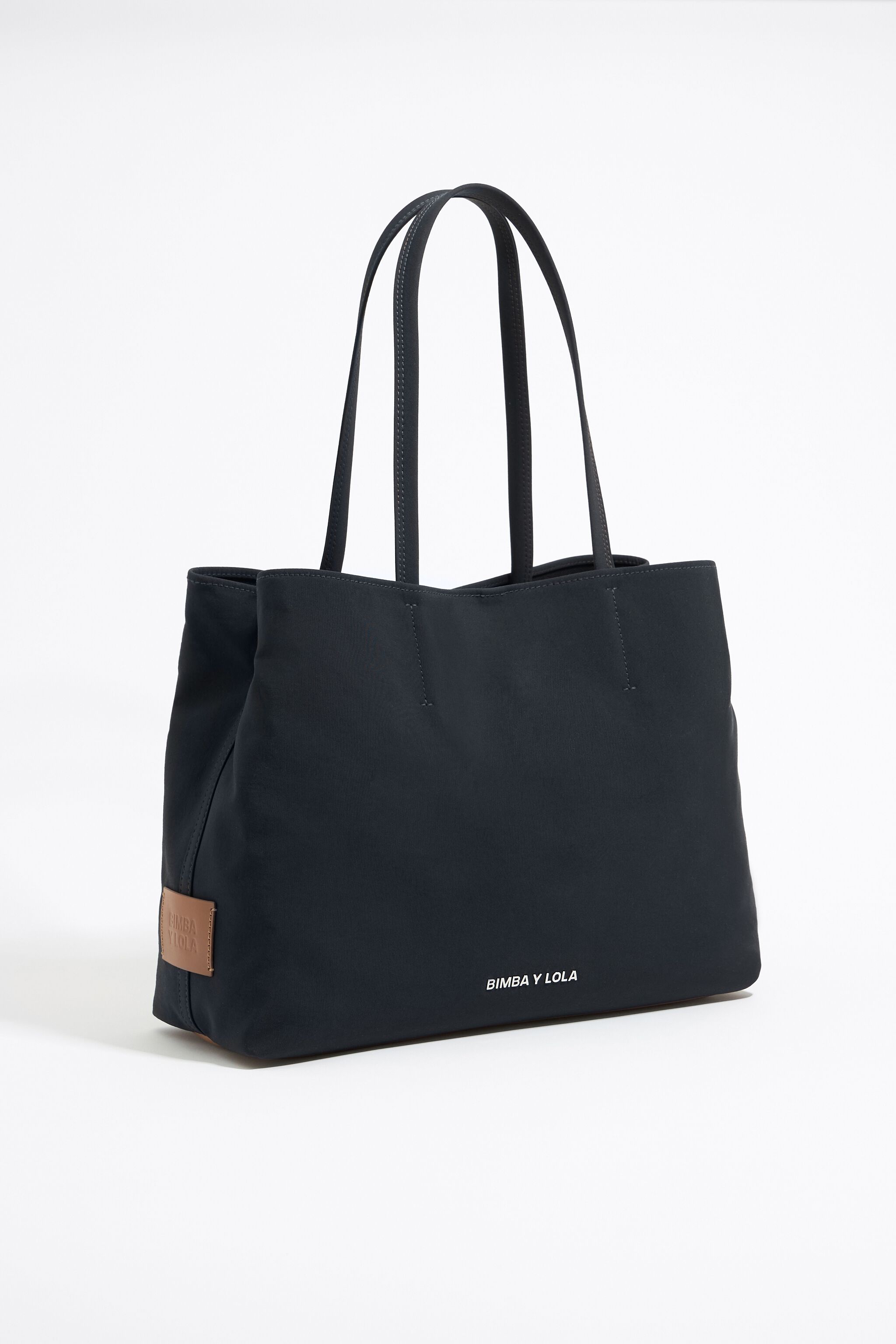 Large midnight nylon Chihuahua shopper bag