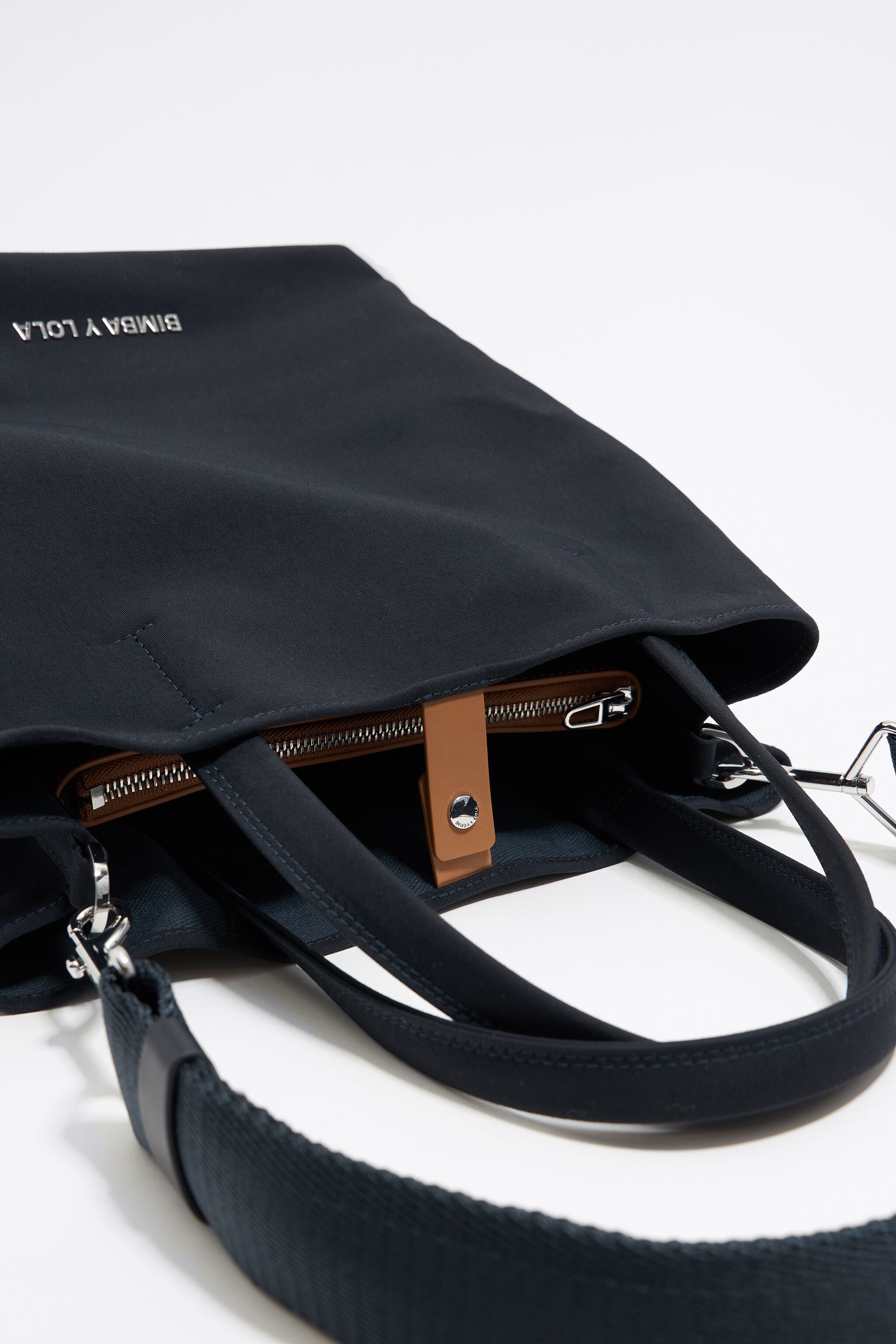 Large midnight nylon Chihuahua shopper bag