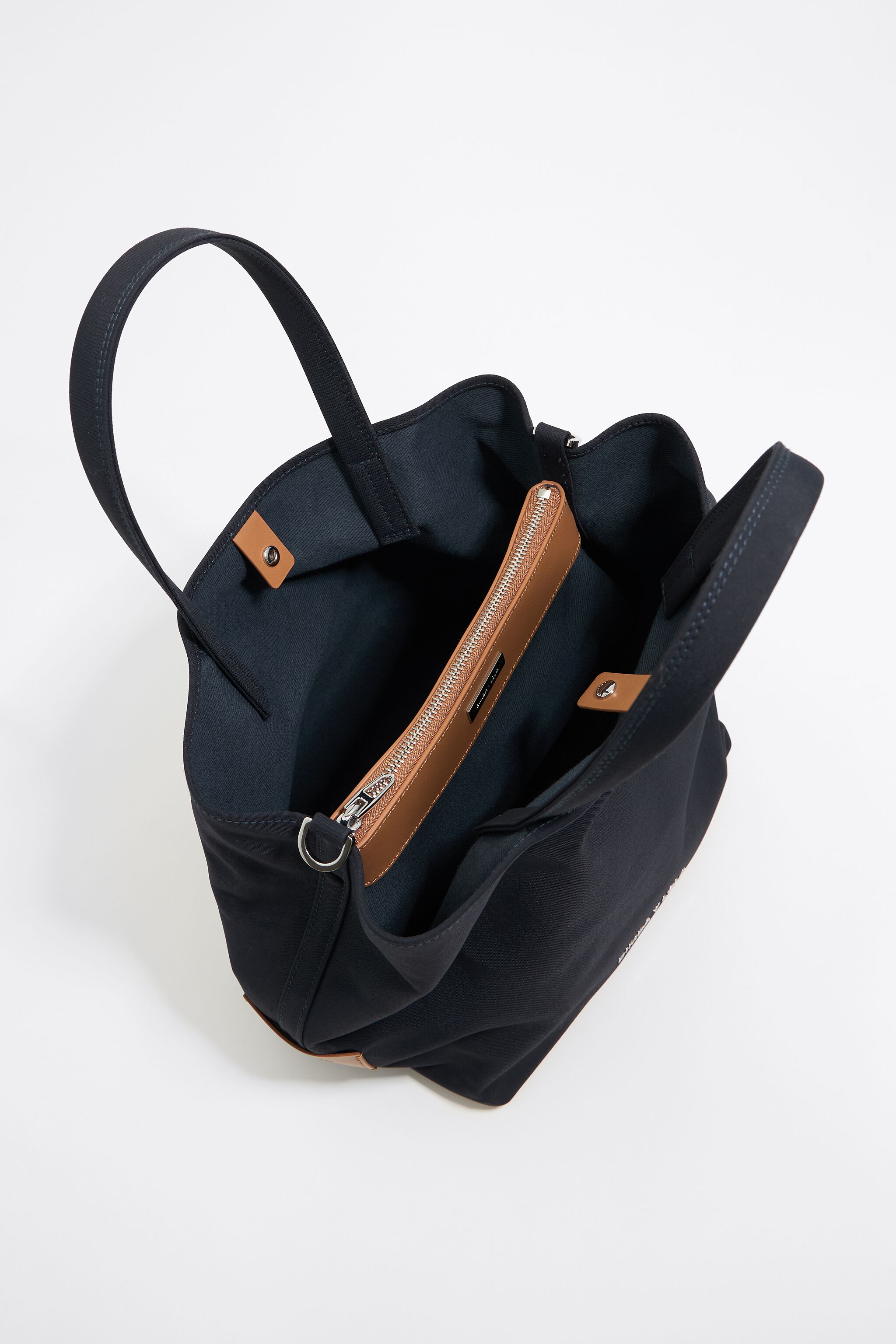 Large midnight nylon Chihuahua shopper bag