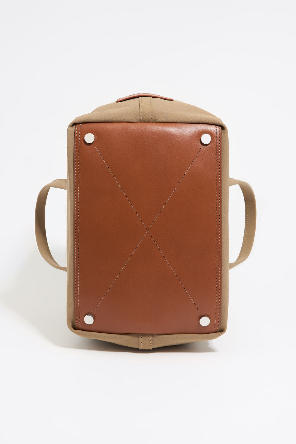 Large camel gabardine Chihuahua bag