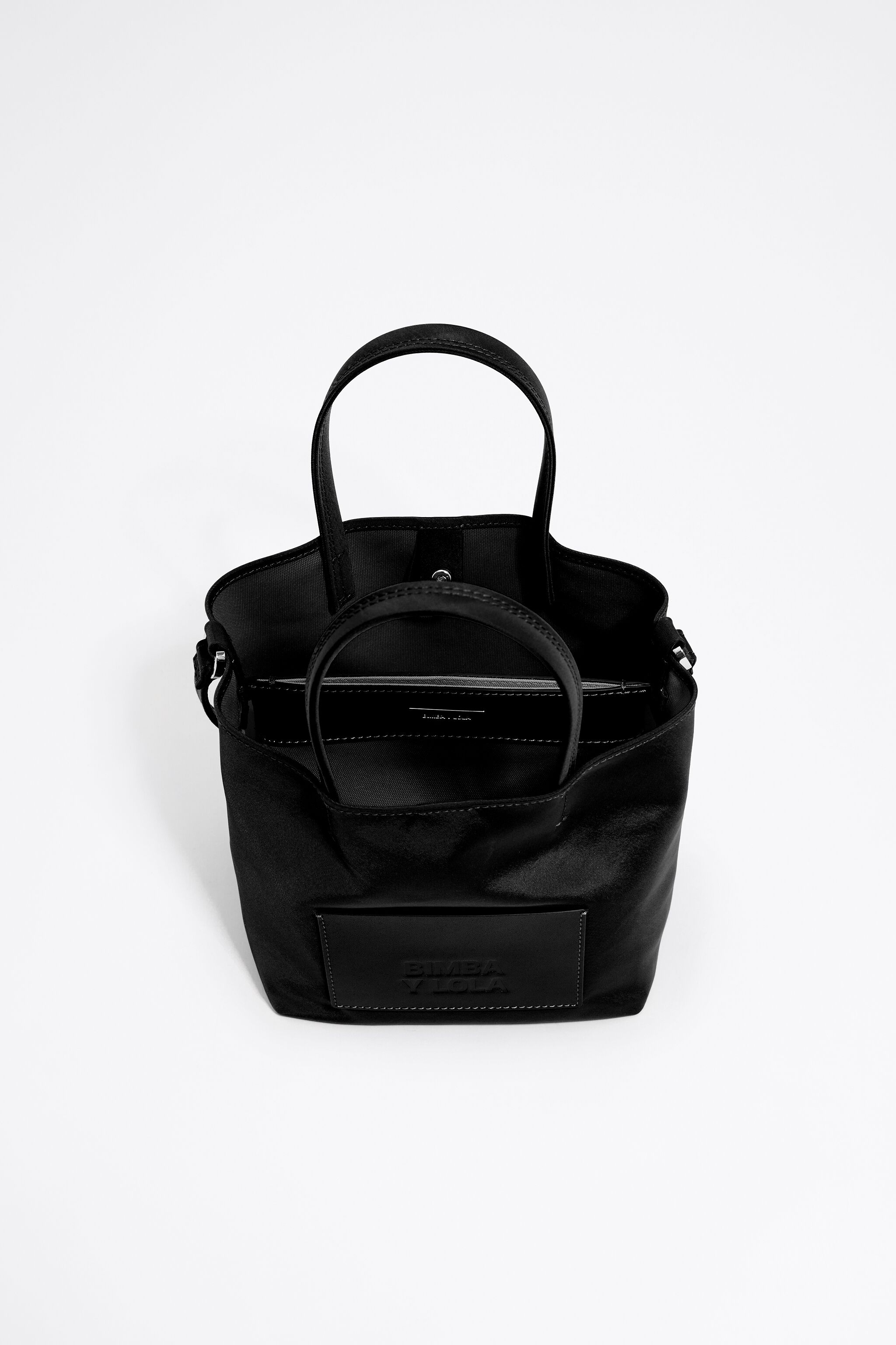 Small black nylon Chihuahua bag