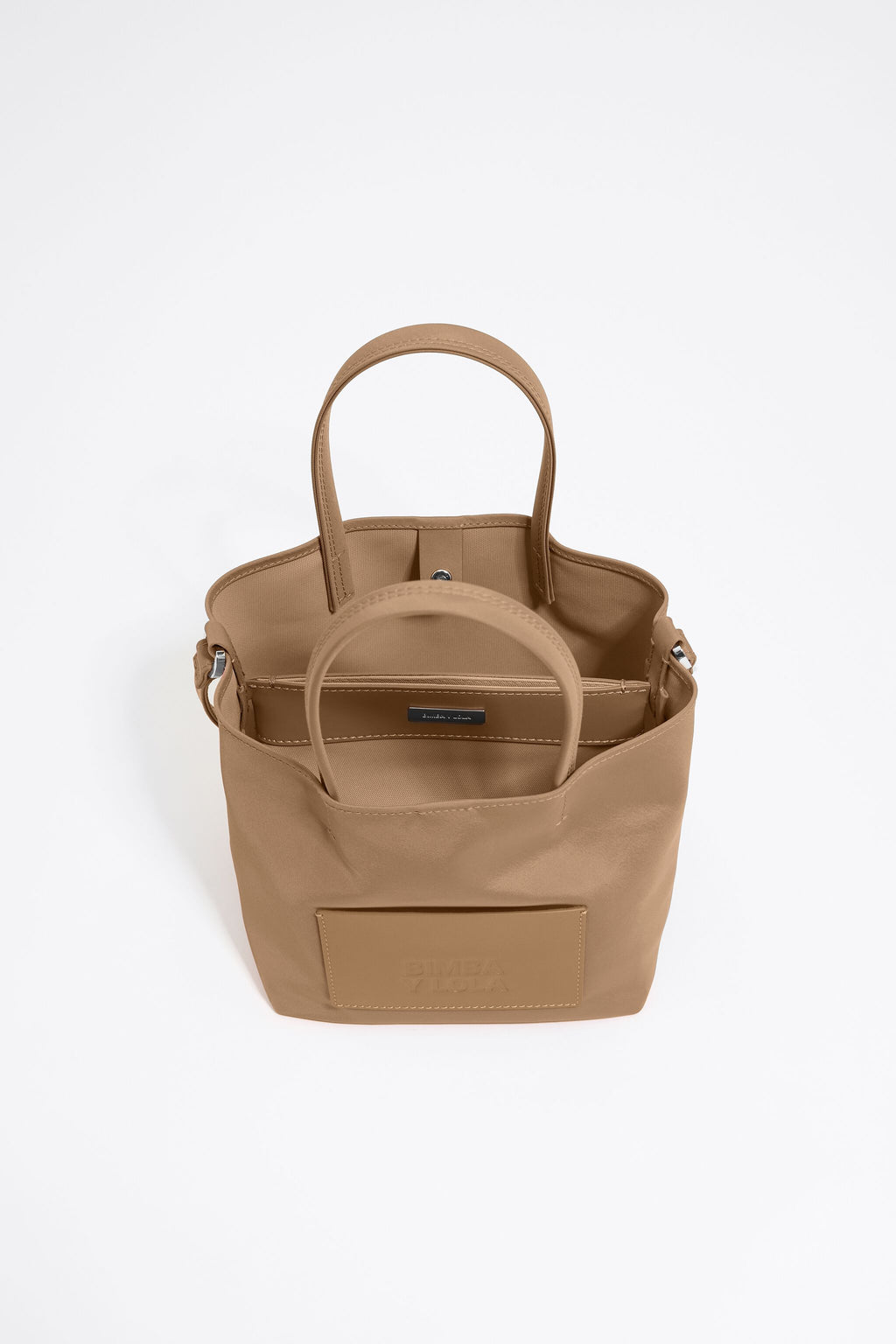 Small bark brown nylon Chihuahua bag