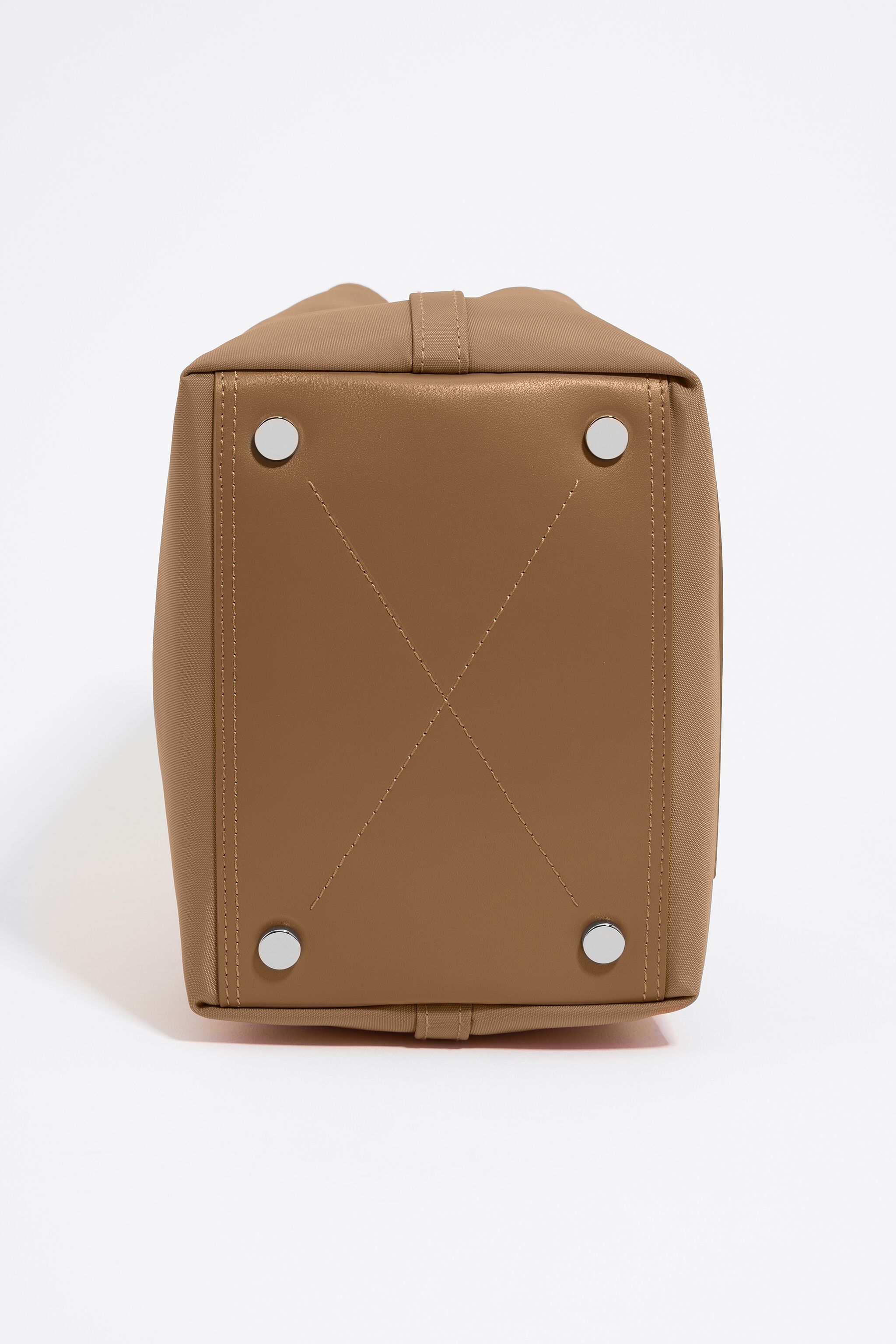 Small bark brown nylon Chihuahua bag