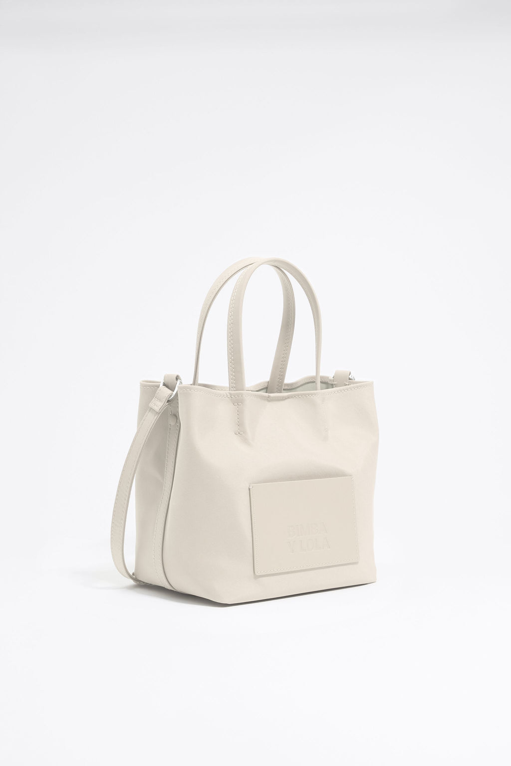 Small stone white nylon Chihuahua bag