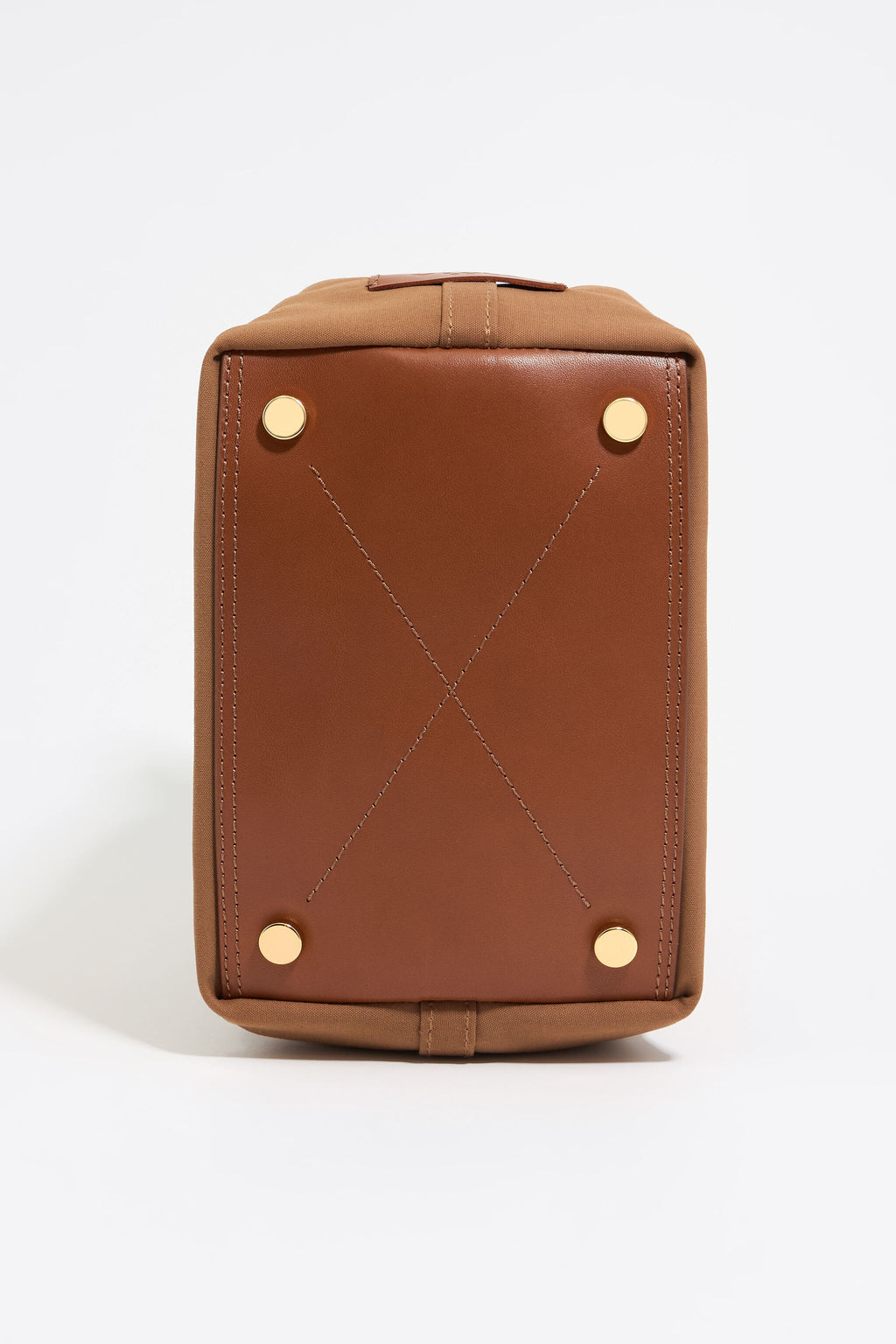 Small cinnamon gabardine Chihuahua bag