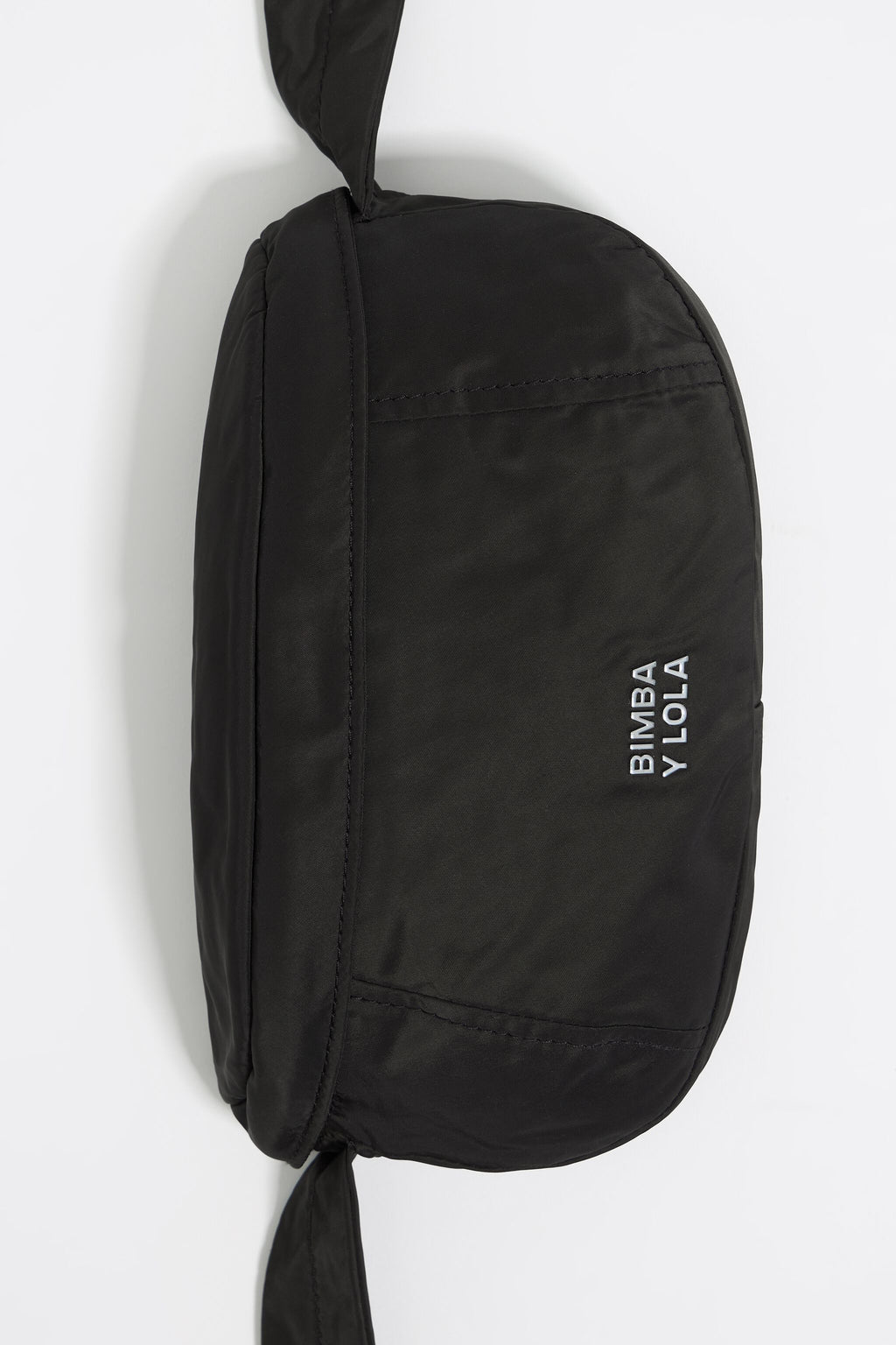 Small black nylon bumbag