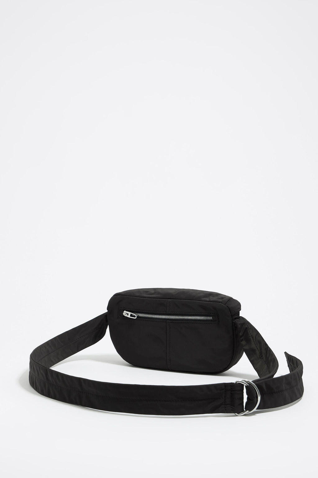 Small black nylon bumbag