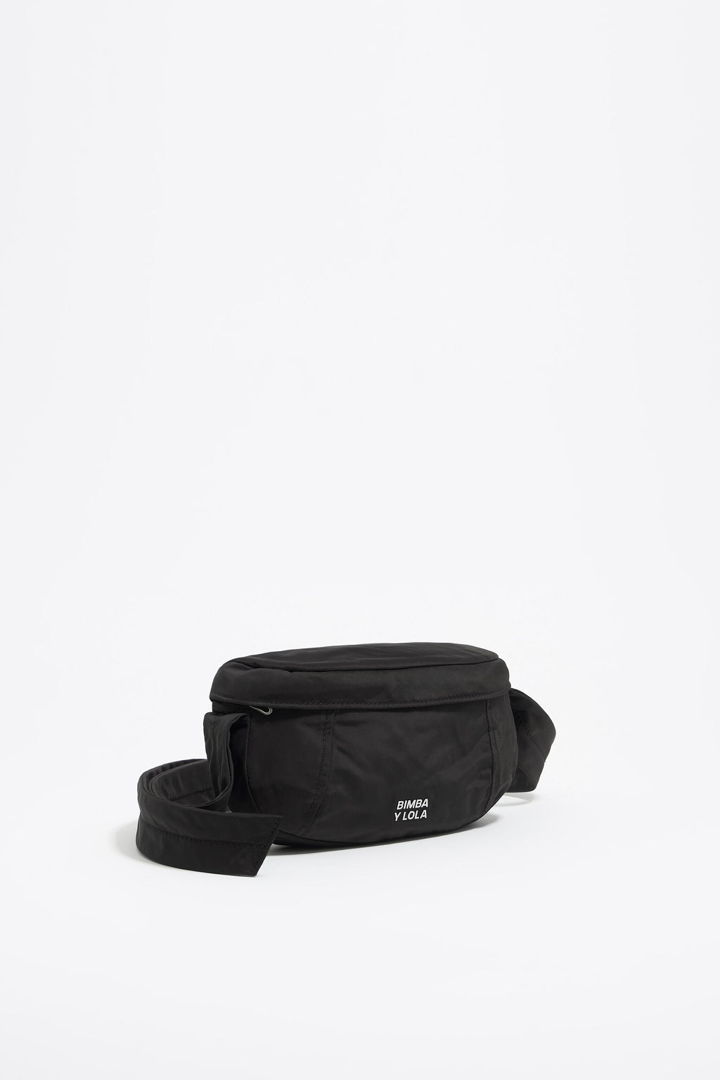 Small black nylon bumbag