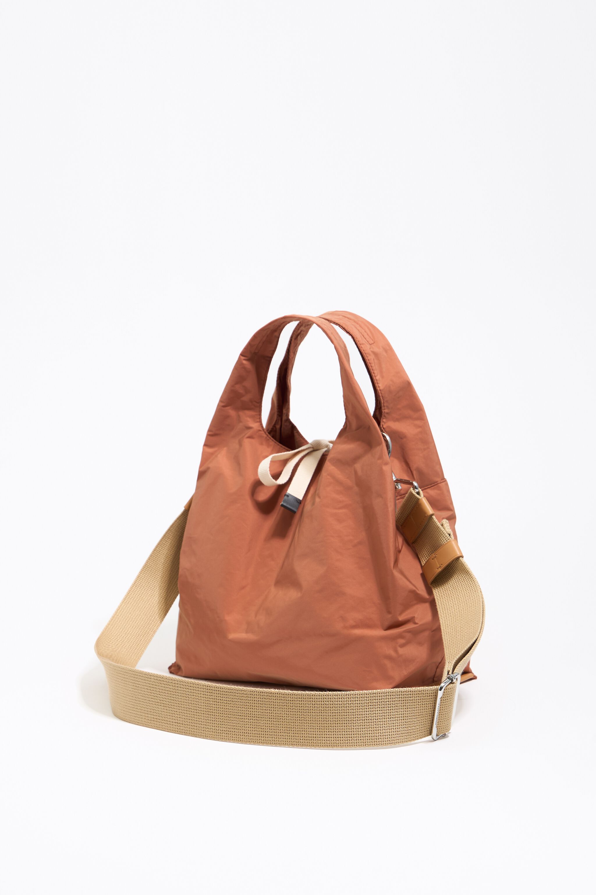 Medium orange nylon Paper Bag