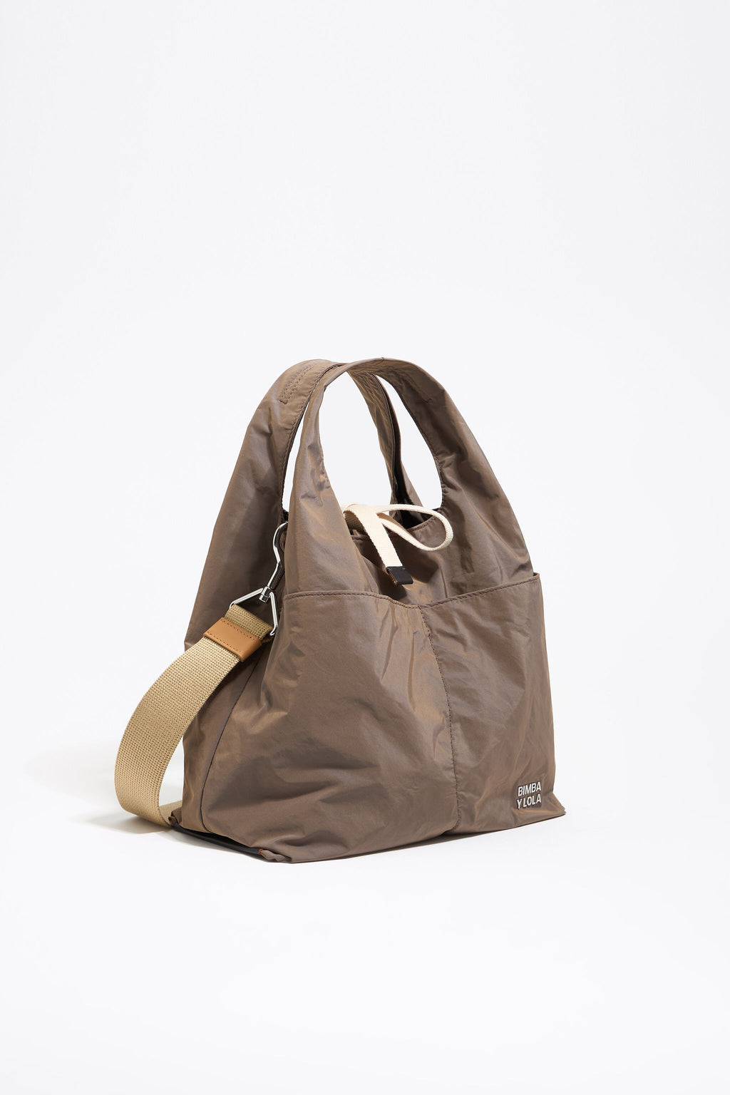 Medium mink nylon Paper bag