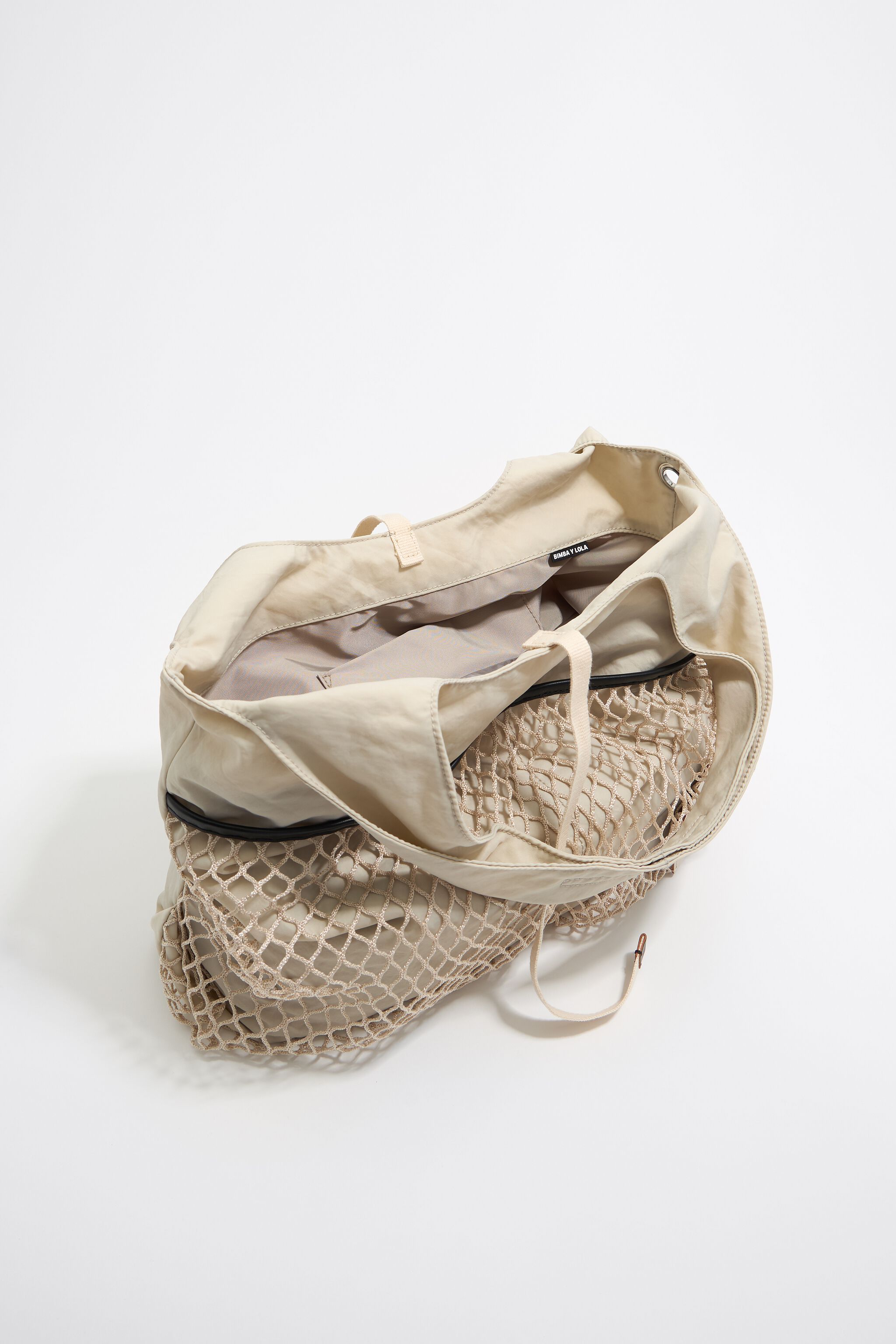 Large stone white nylon Paper Bag