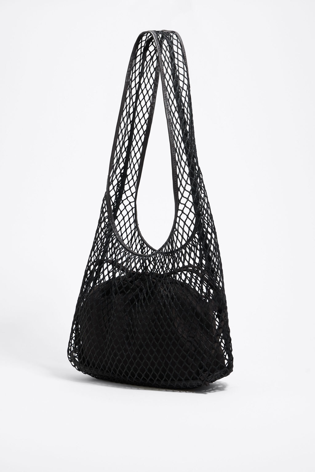 Black mesh Paper bag