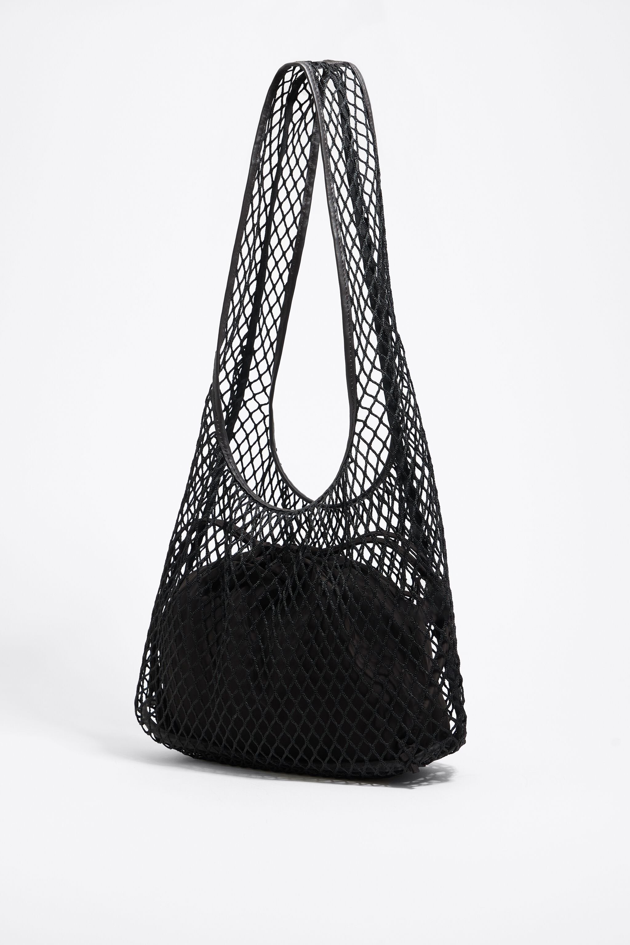 Black mesh Paper bag