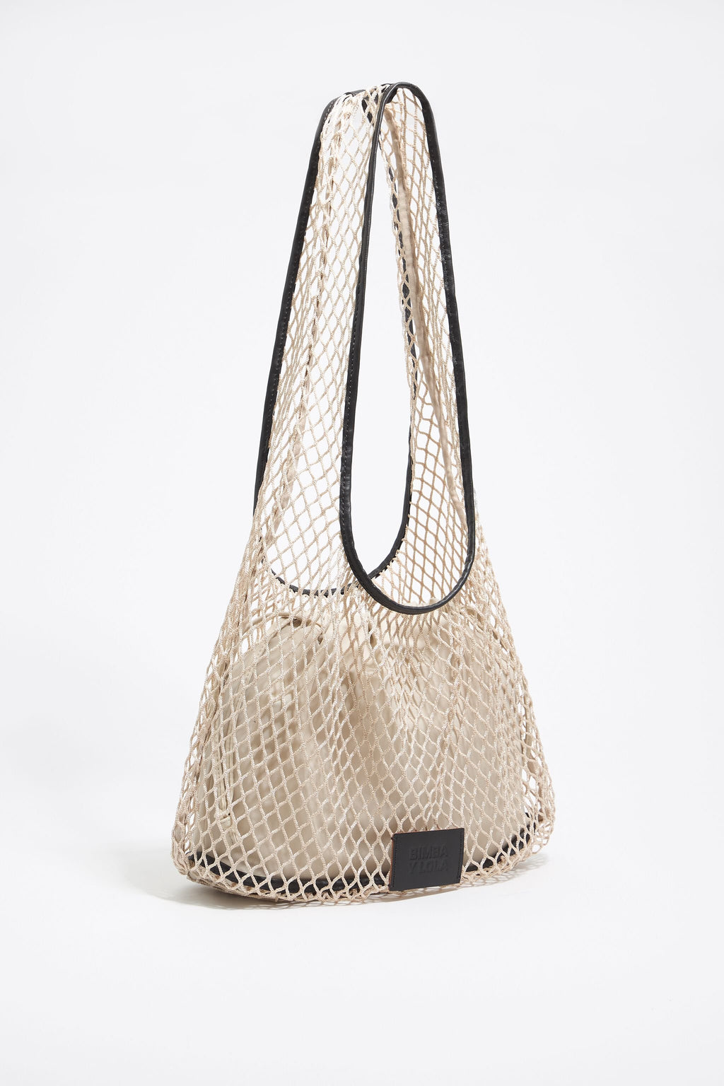 Stone white mesh Paper bag