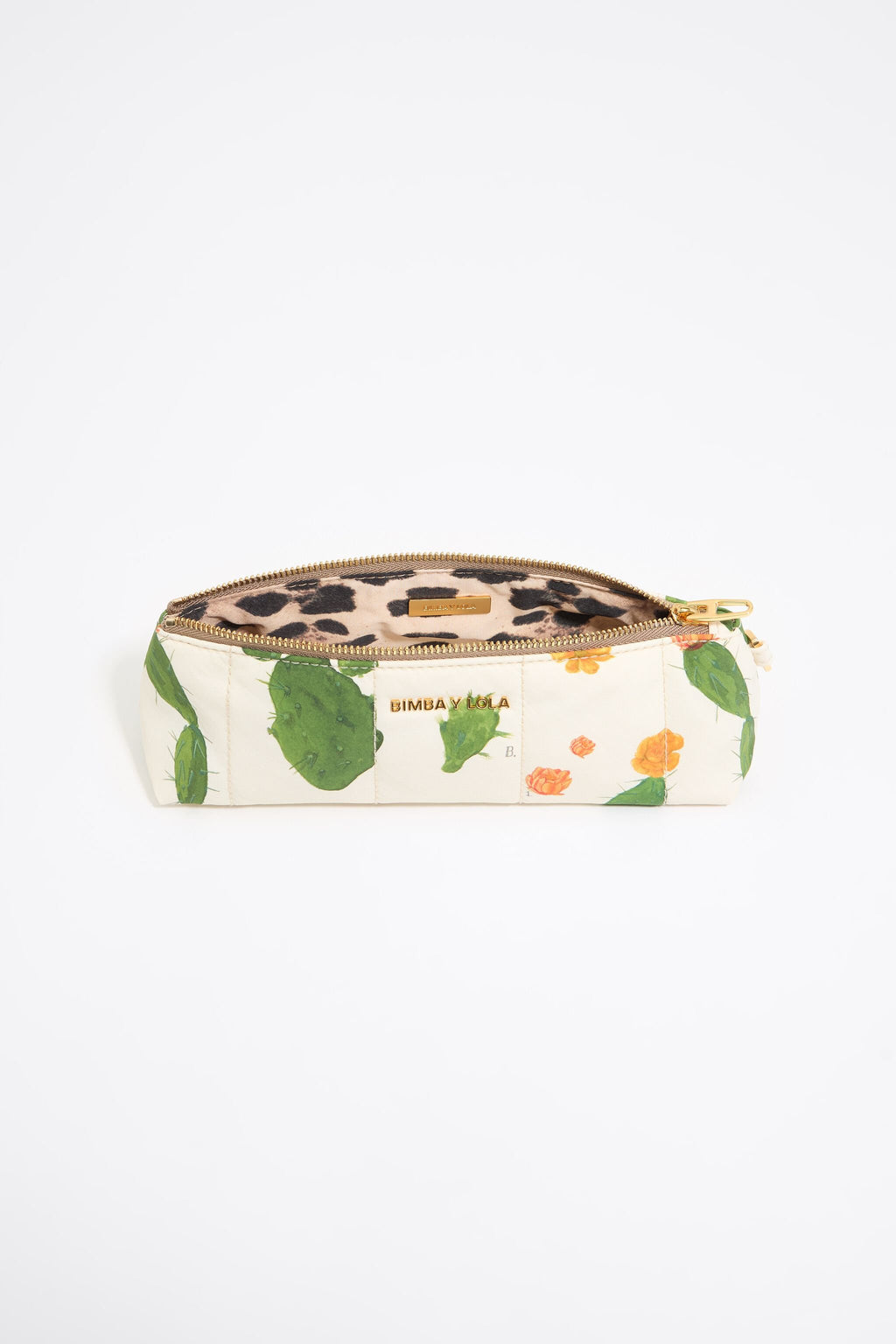 Ivory Cactus nylon make-up case