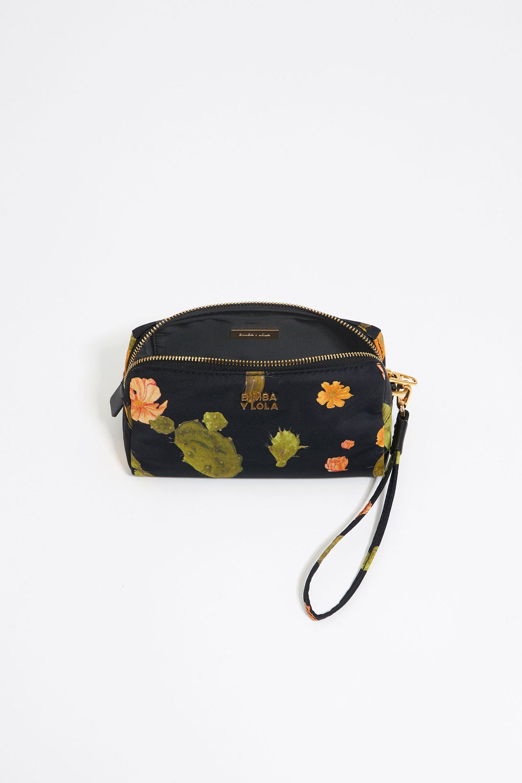 Black Cactus nylon make-up case