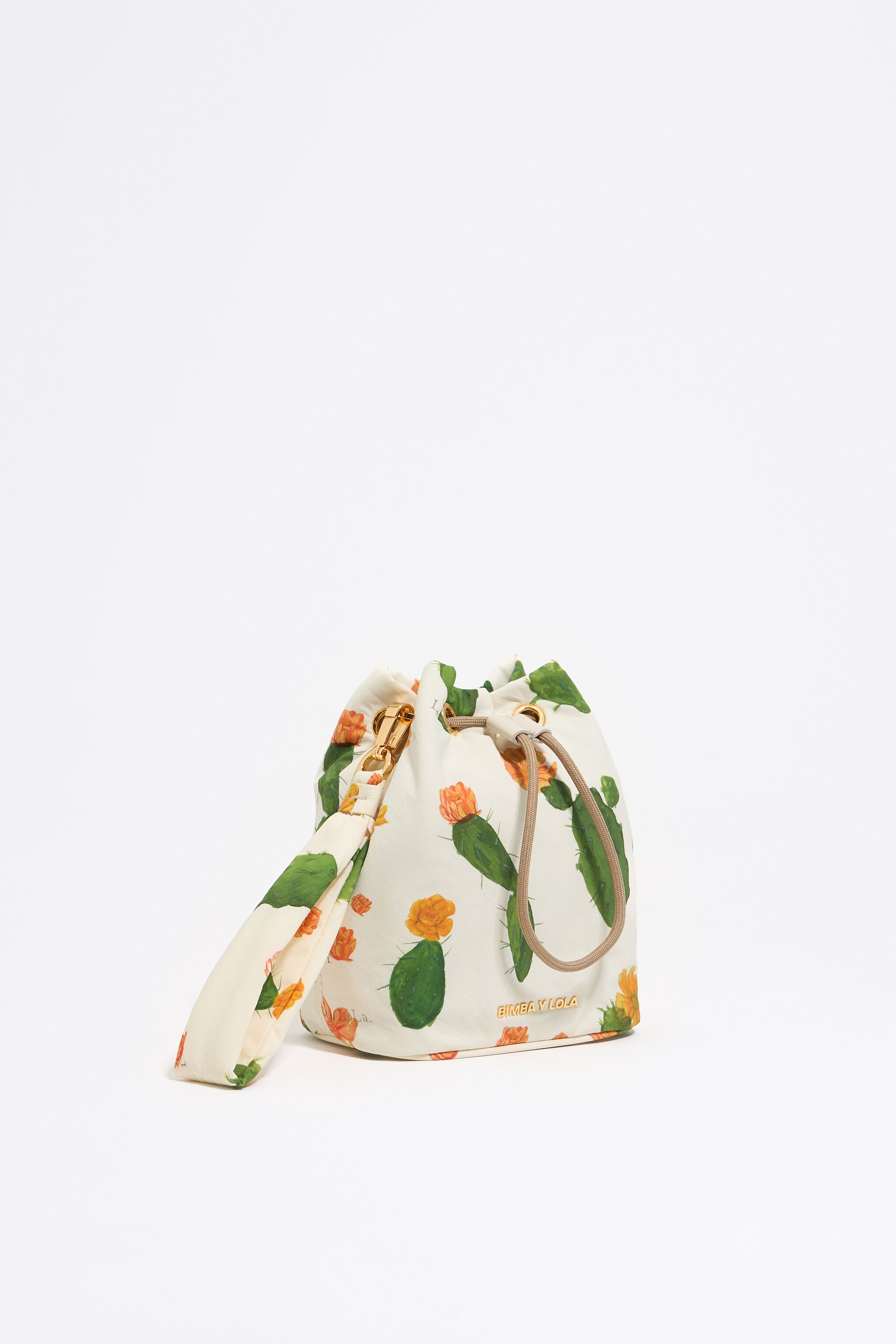 Ivory Cactus nylon make-up case