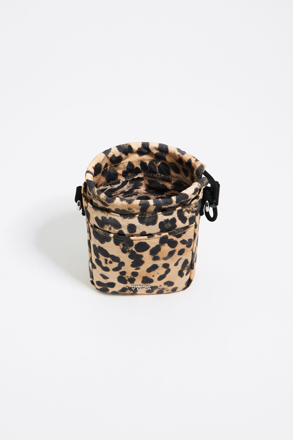 Beige Leopard nylon mini bag