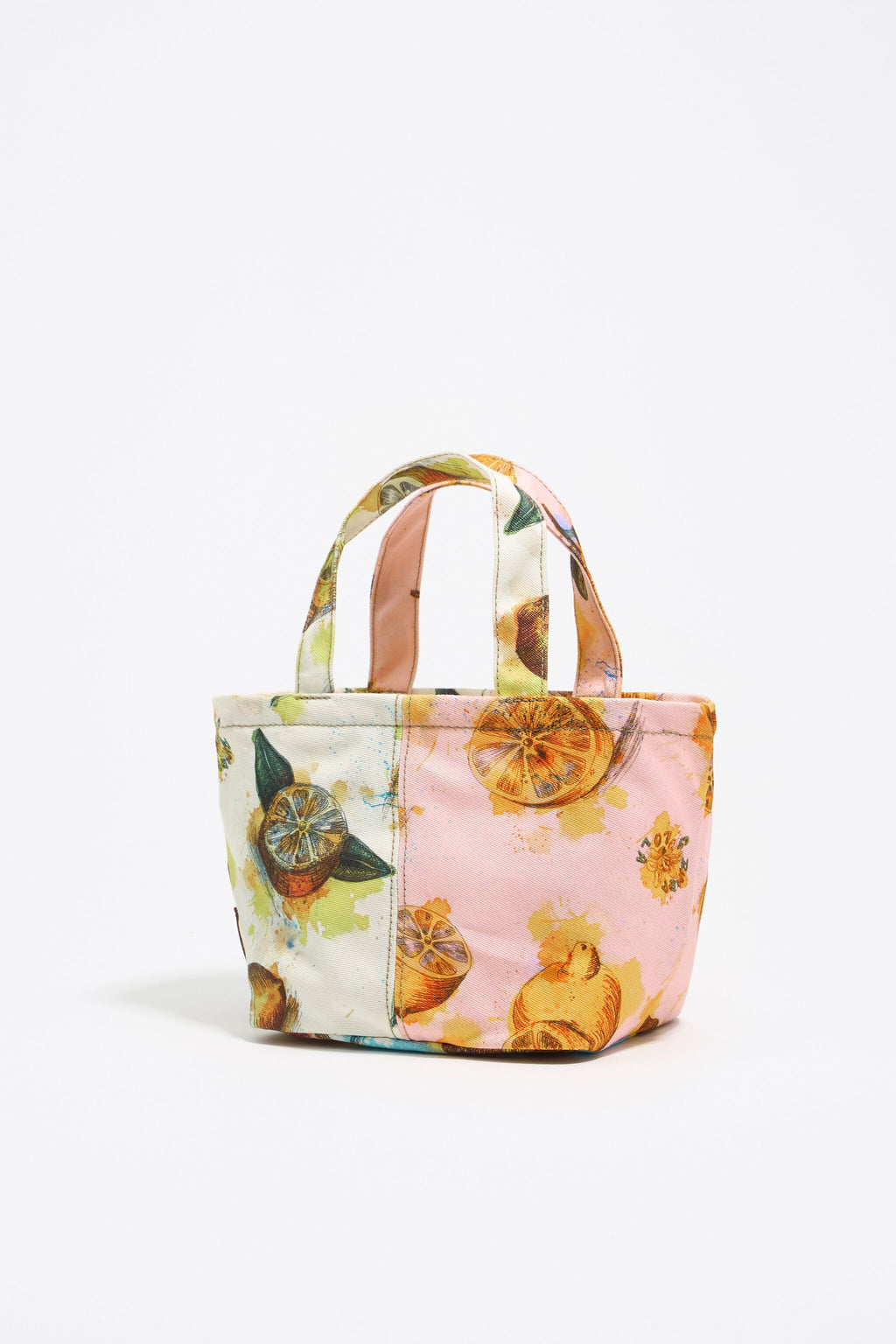 Pink nylon Lemons mini bag