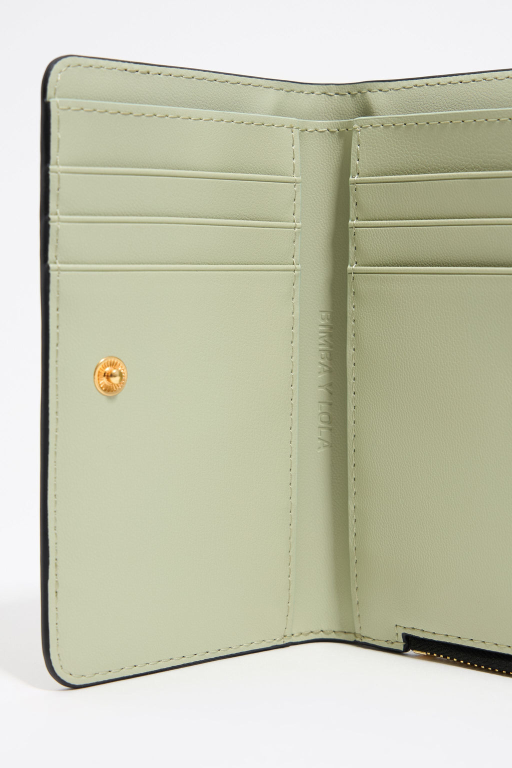 Black mock croc purse