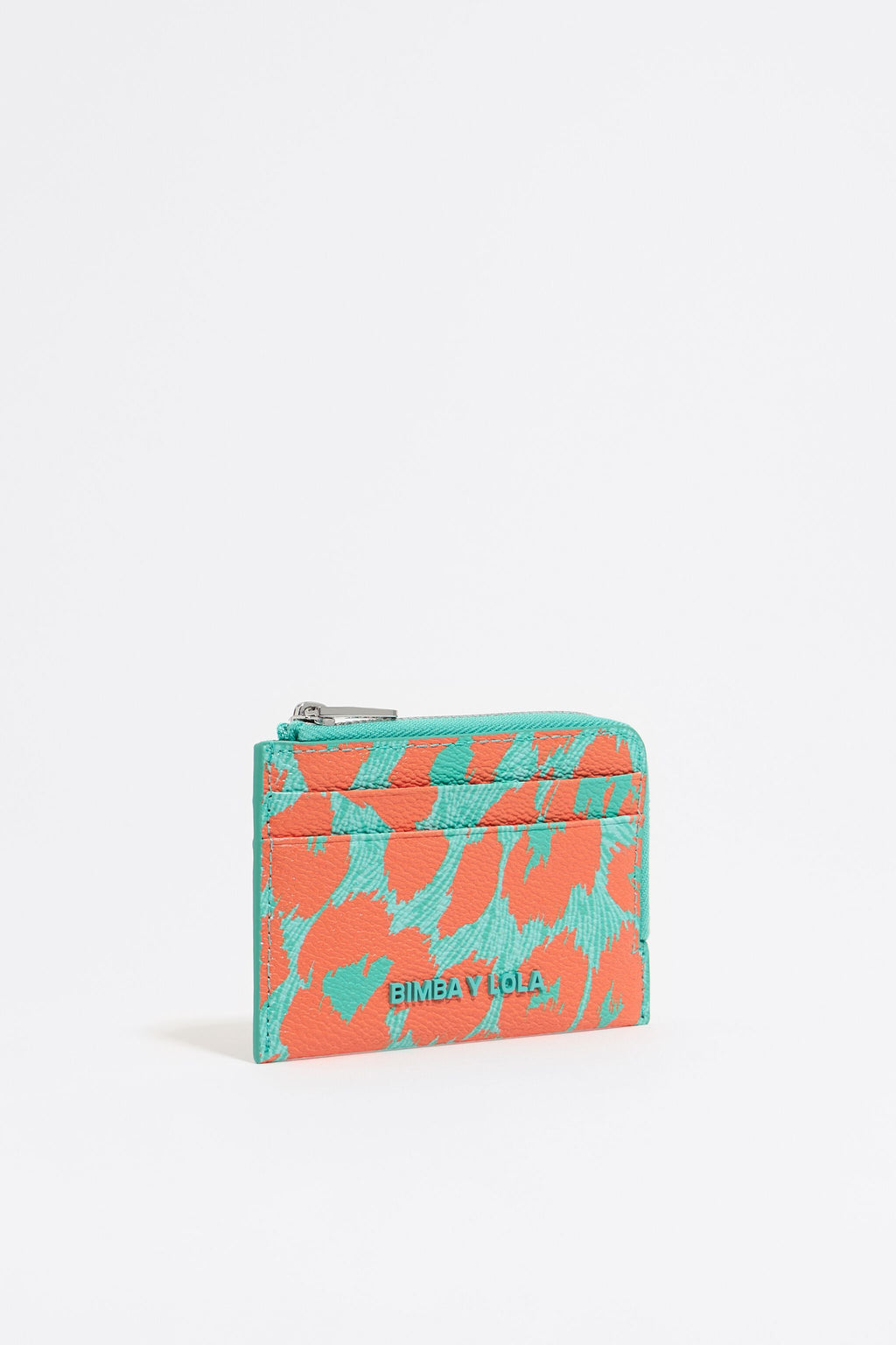 Turquoise Leopard coin purse