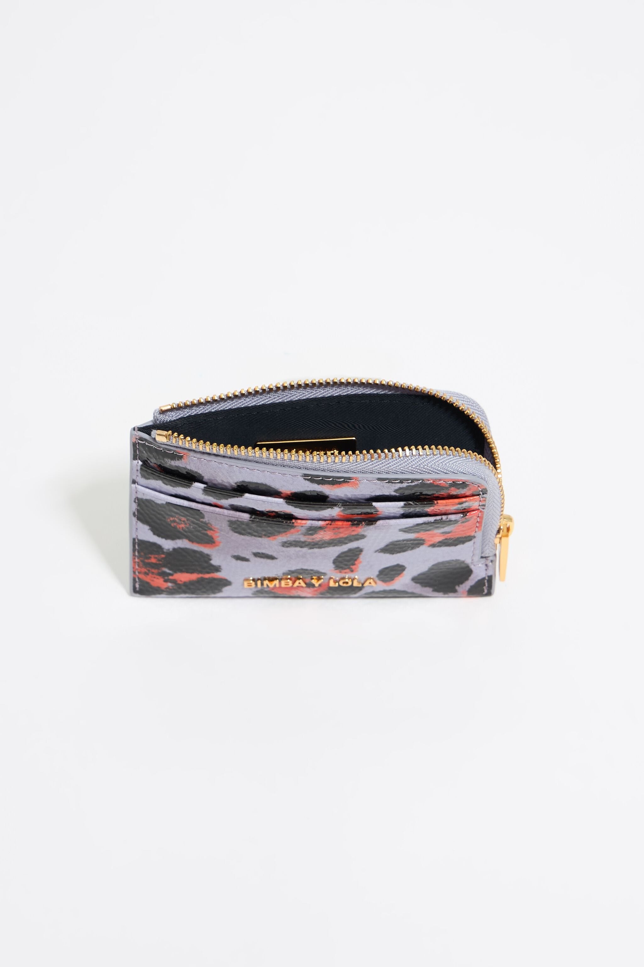 Lilac Leopard coin purse