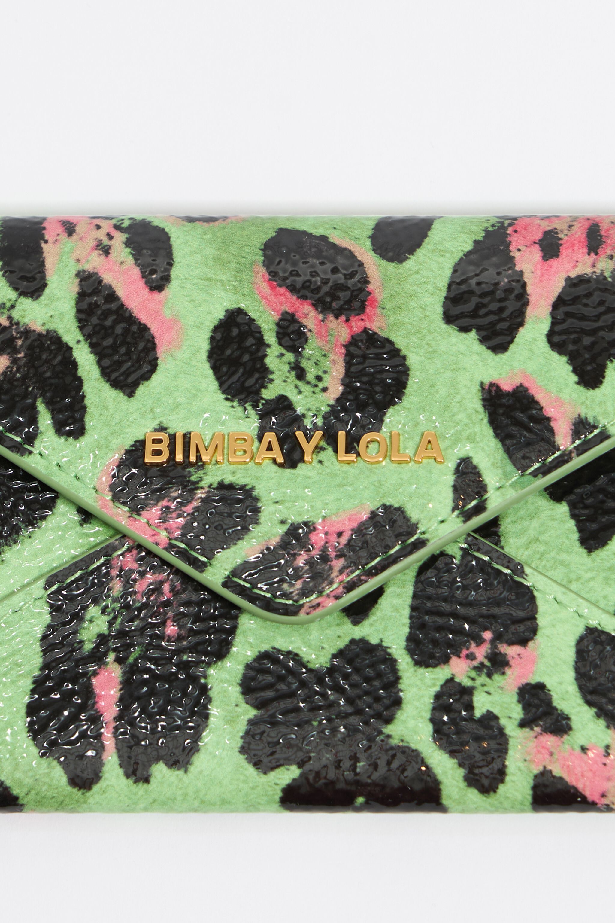 Green Leopard coin purse