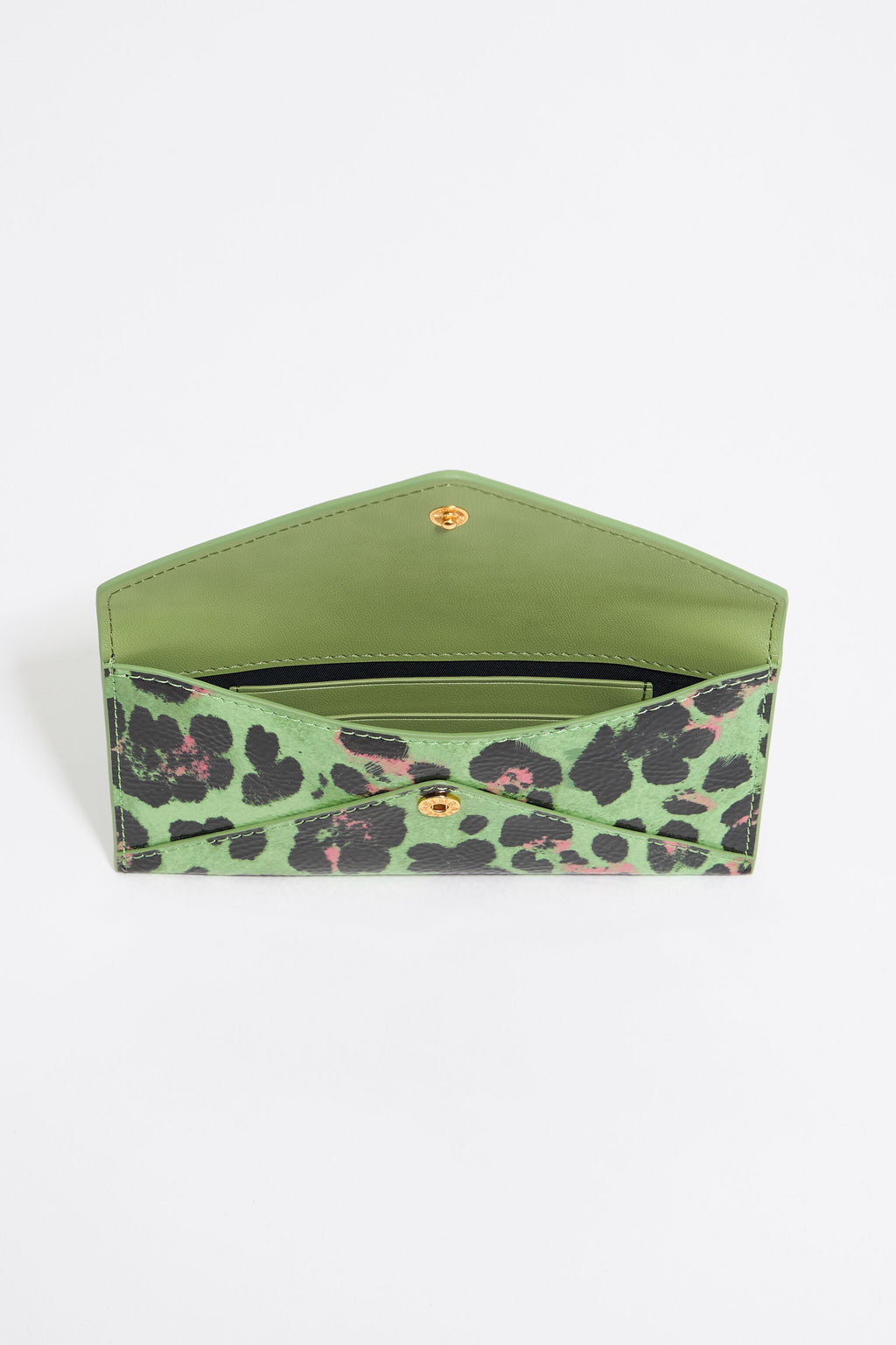 Green Leopard coin purse