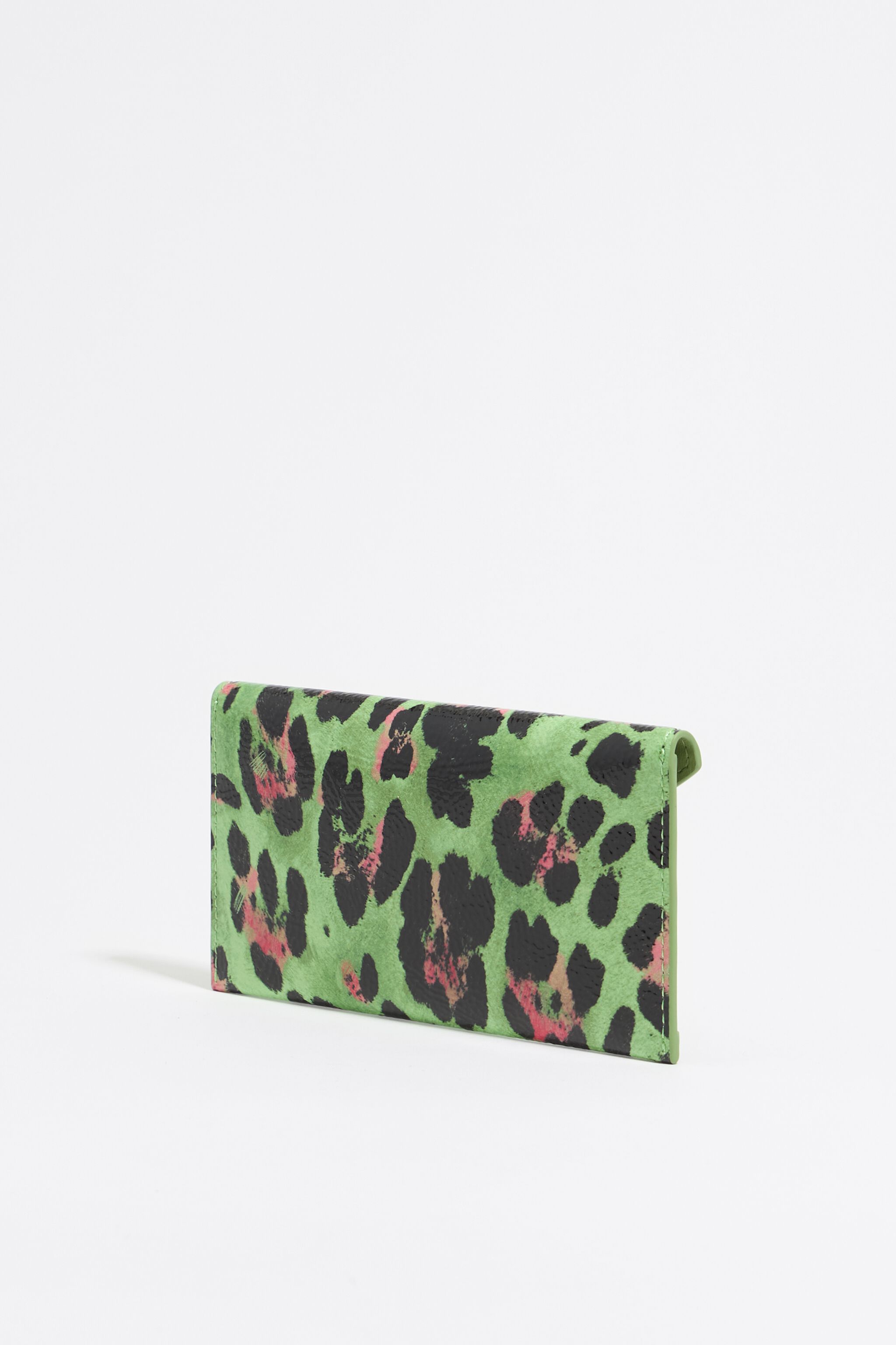 Green Leopard coin purse