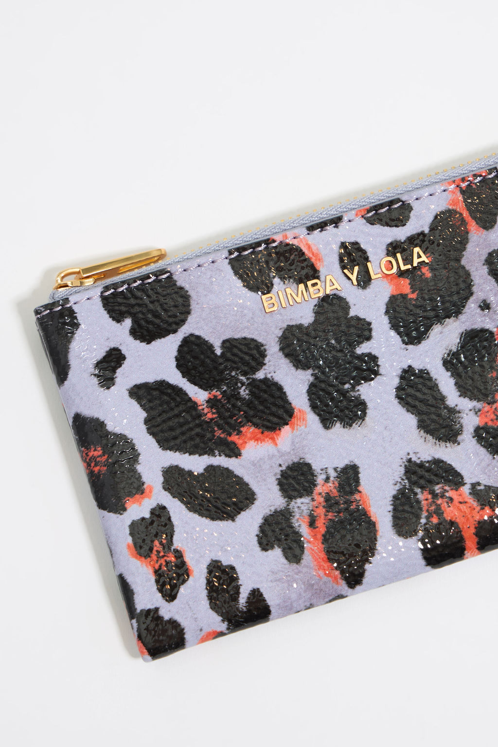 Lilac Leopard coin purse