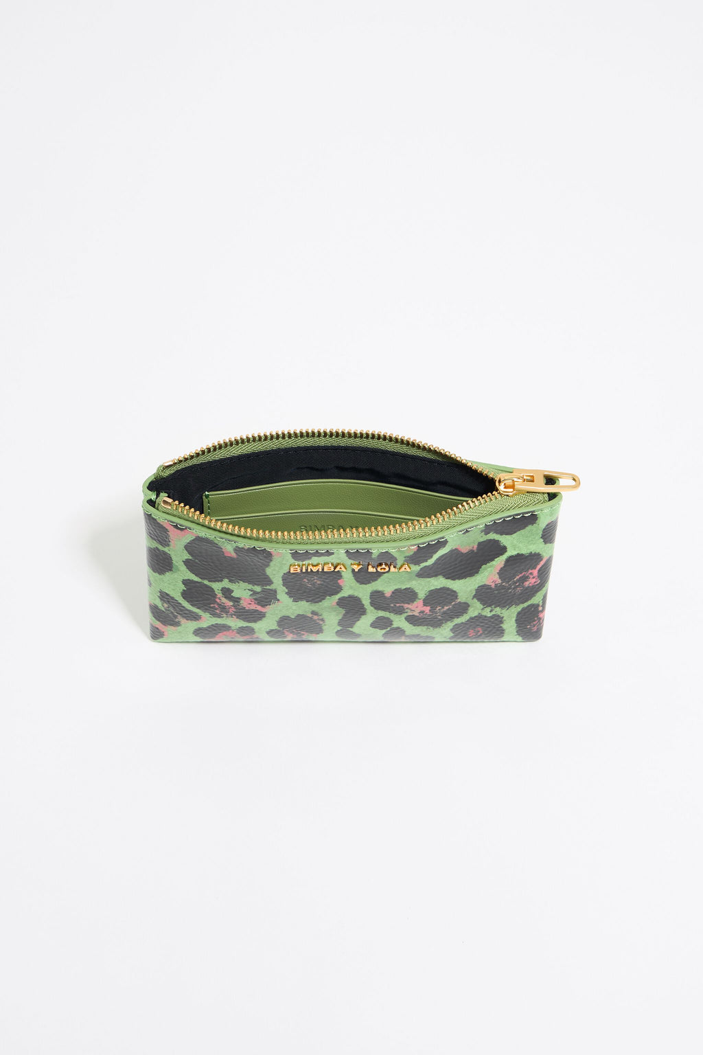 Green Leopard coin purse