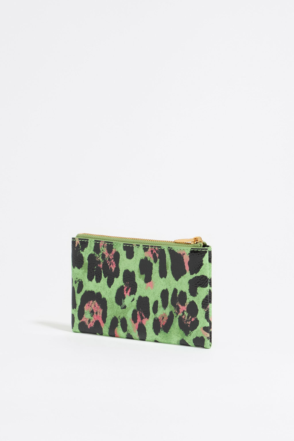 Green Leopard coin purse