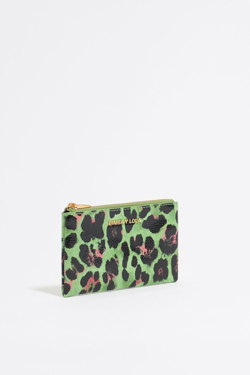 Green Leopard coin purse
