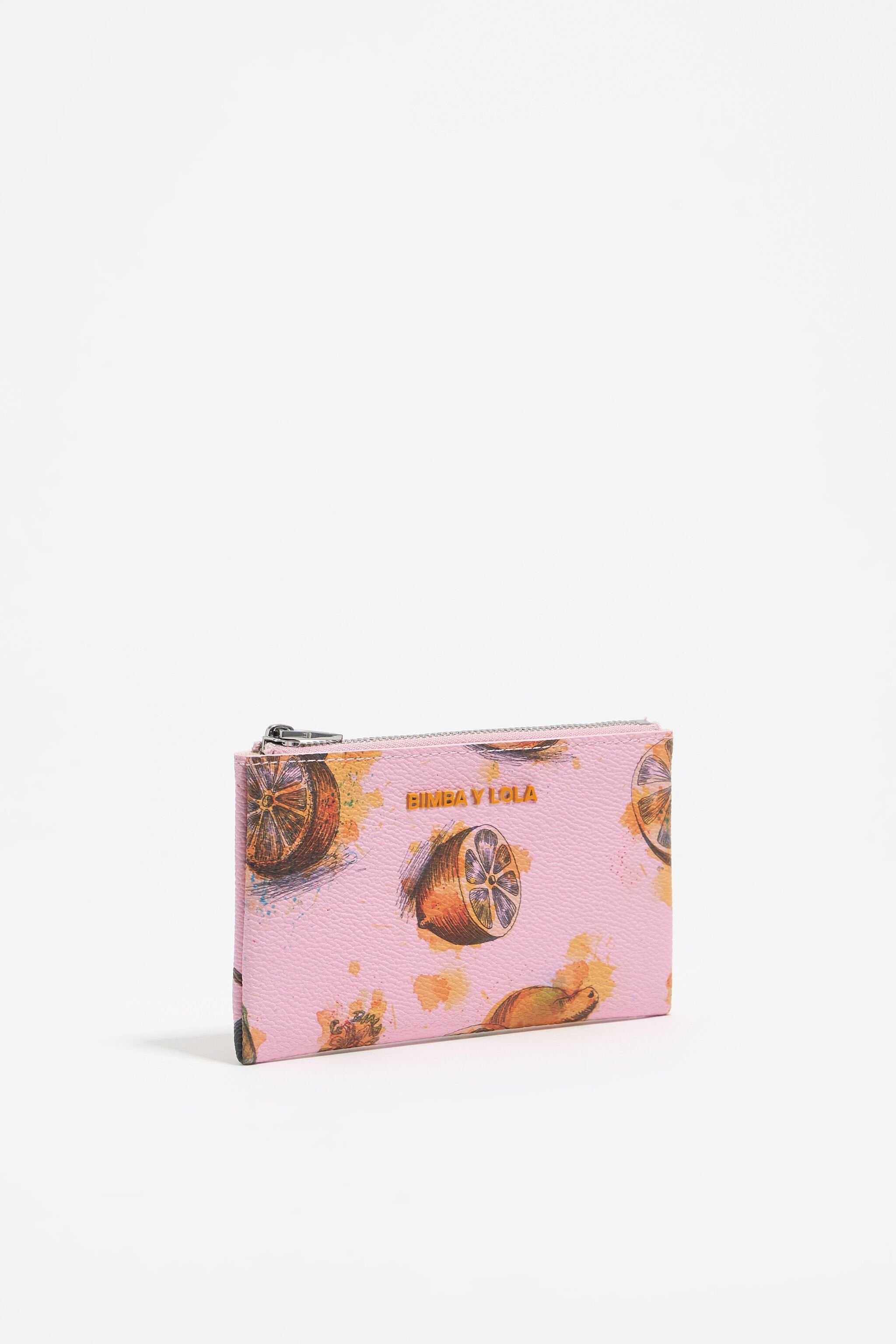 Pink Lemons card holder